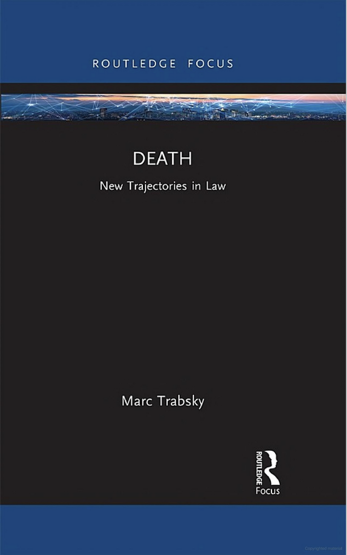 Cover of Death: New Trajectories in Law by Marc Trabsky
