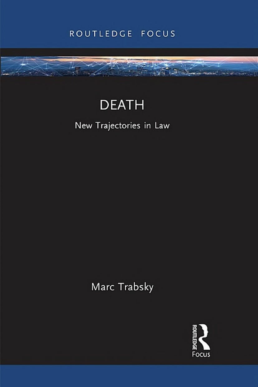 Cover of Death: New Trajectories in Law by Marc Trabsky