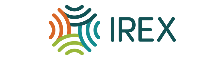 In the picture - the IREX logo