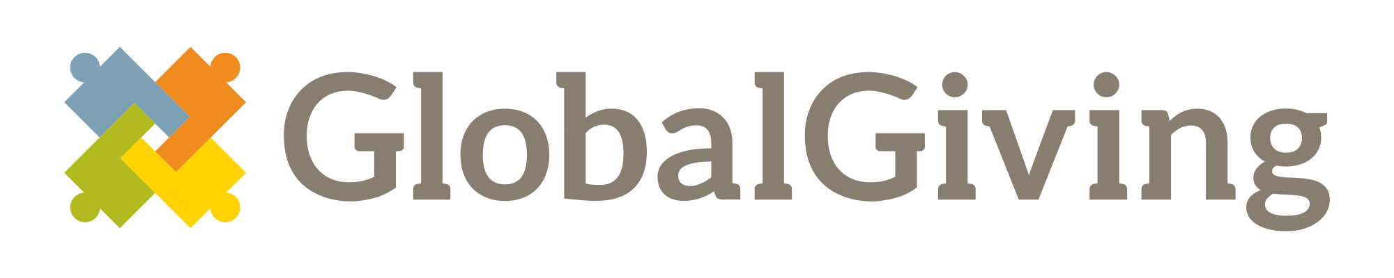 In the picture - Global Giving logo