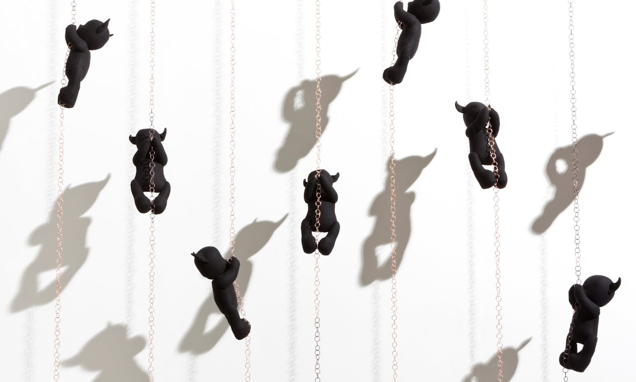 Permindar Kaur (b. 1965) Shadowplay 2016, Copper and fabric © The Artist Photo - Richard Davies