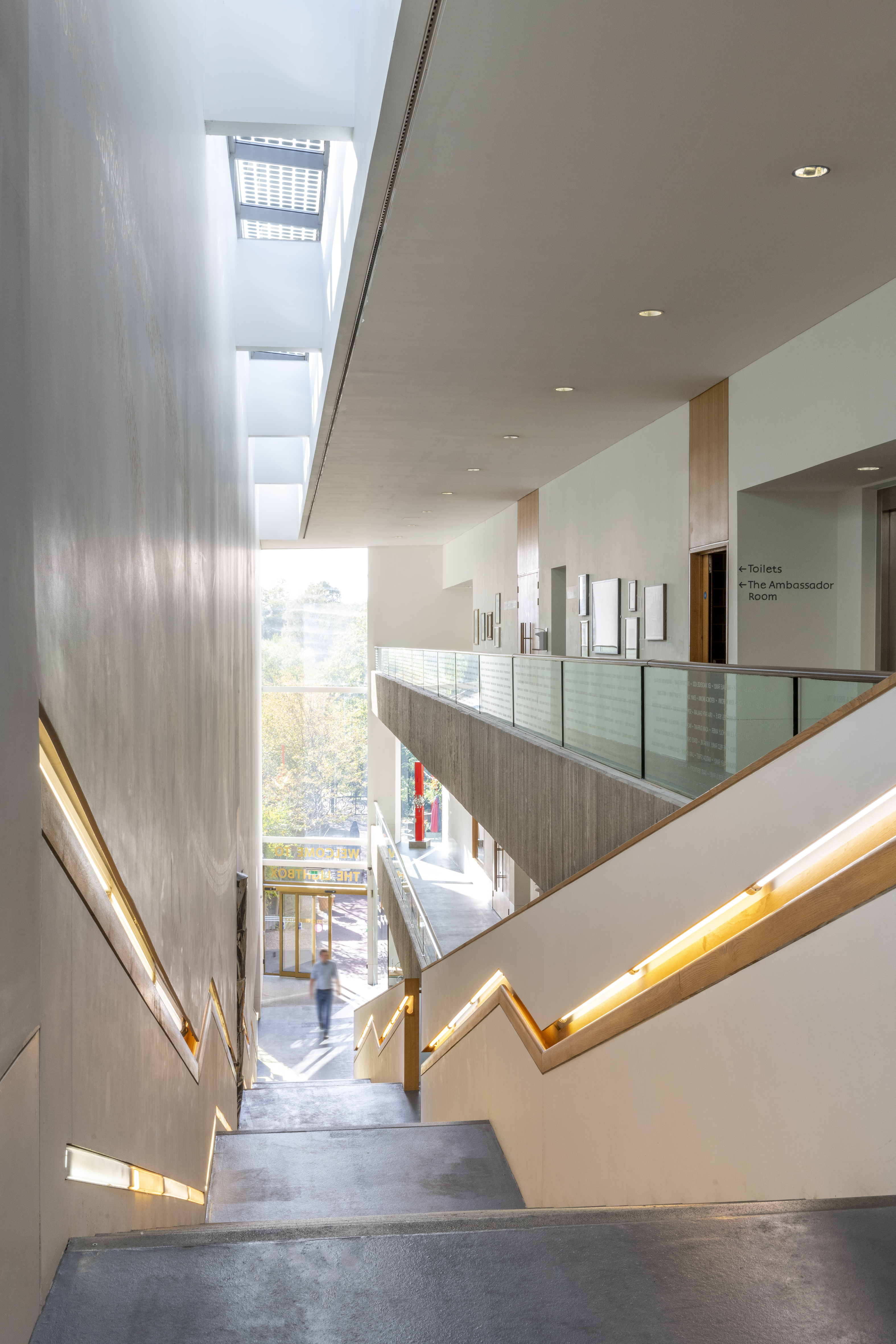 Interior view down to Ground Floor