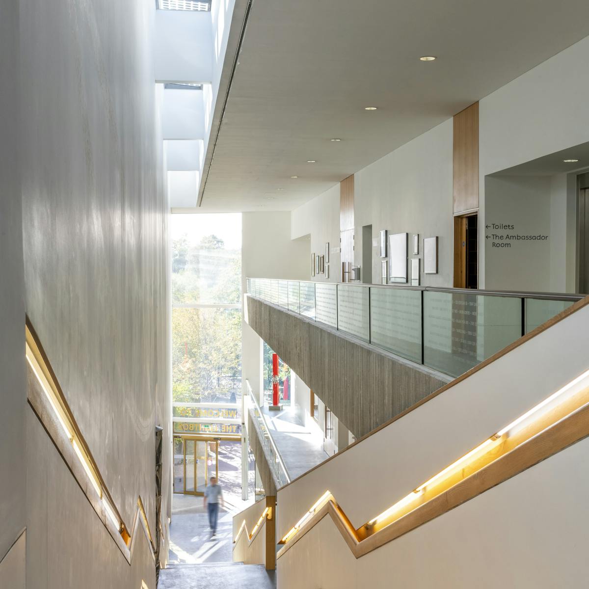 Interior view down to Ground Floor