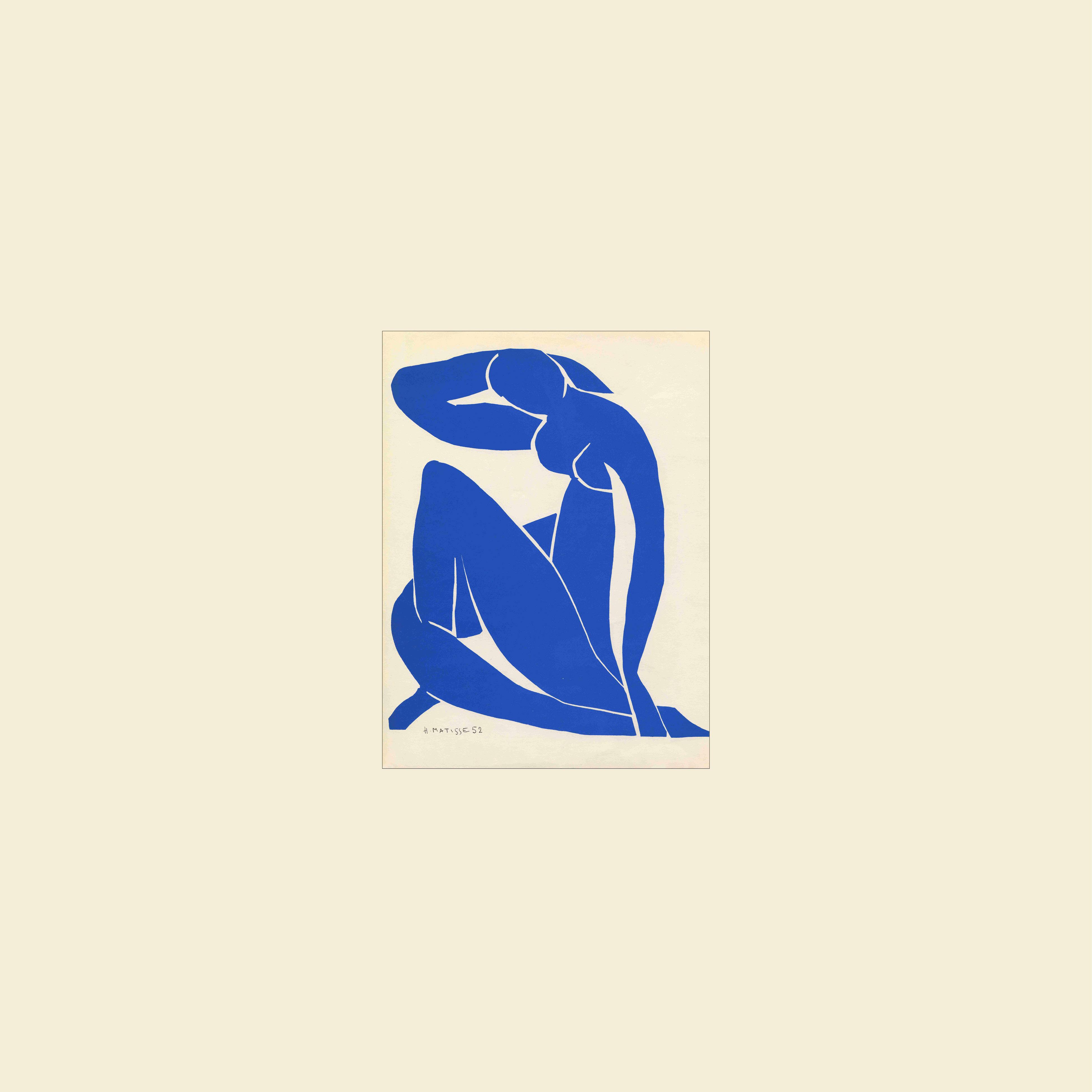 Henri Matisse (1869-1954), Blue Nude II, 1952, Lithographic reproduction © Succession H. Matisse/ DACS 2024