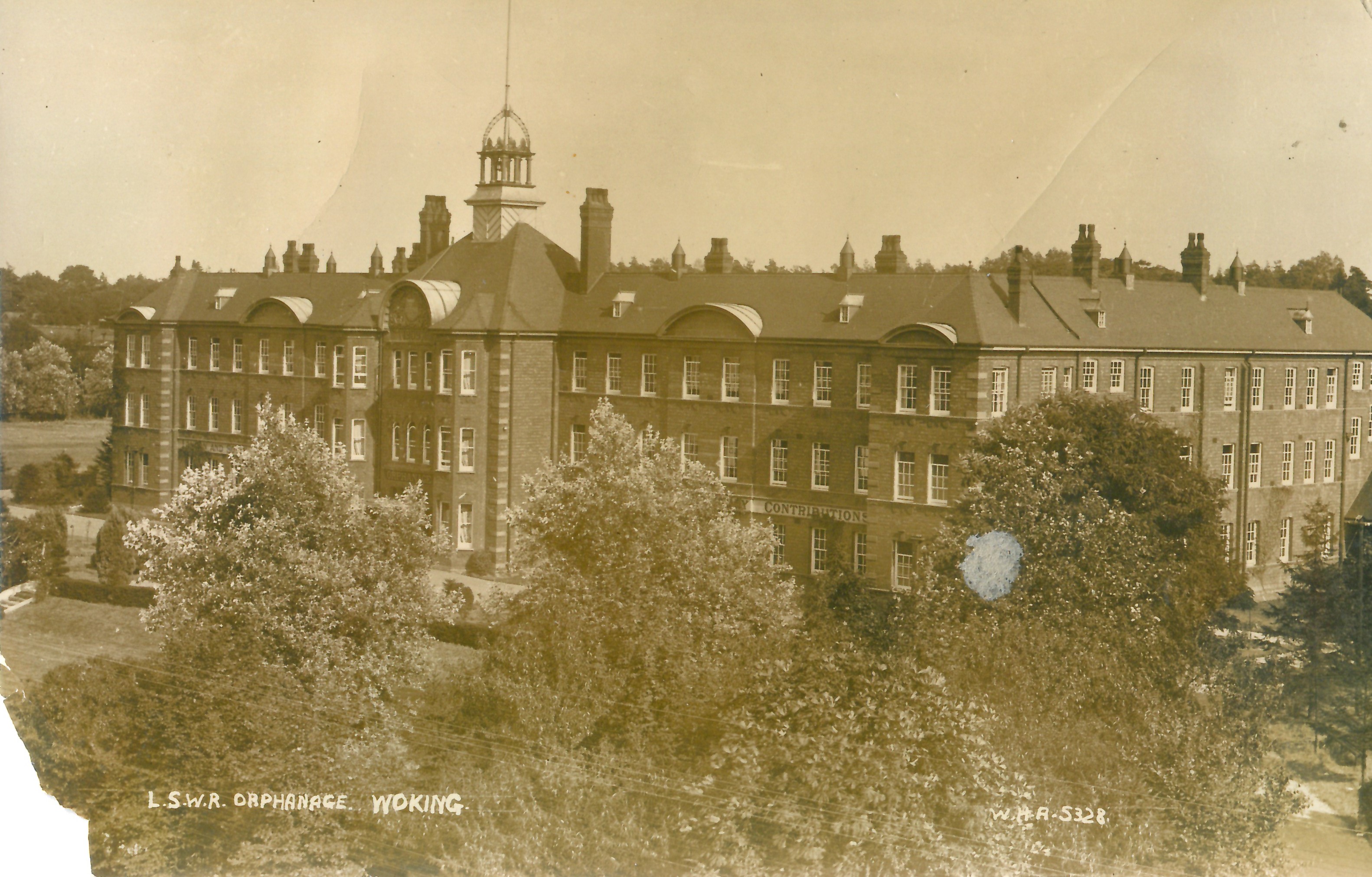 Postcard of London & South Western Railway Orphanage, Woking, c. 1920 LGM Heritage Collection