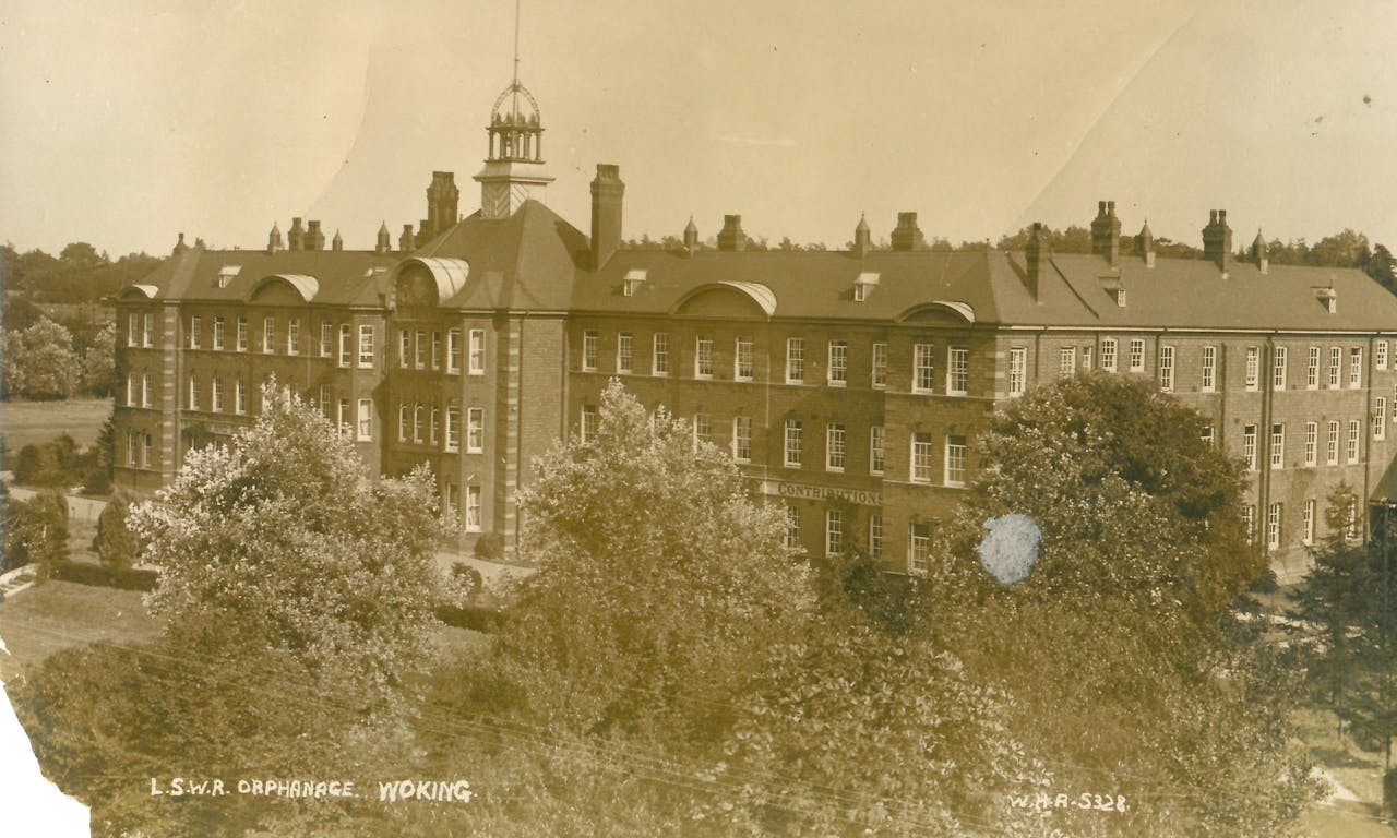 Postcard of London & South Western Railway Orphanage, Woking, c. 1920 LGM Heritage Collection