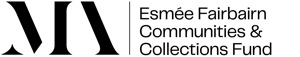 Black text logo for Esmee Fairburn Communities and Collections Fund