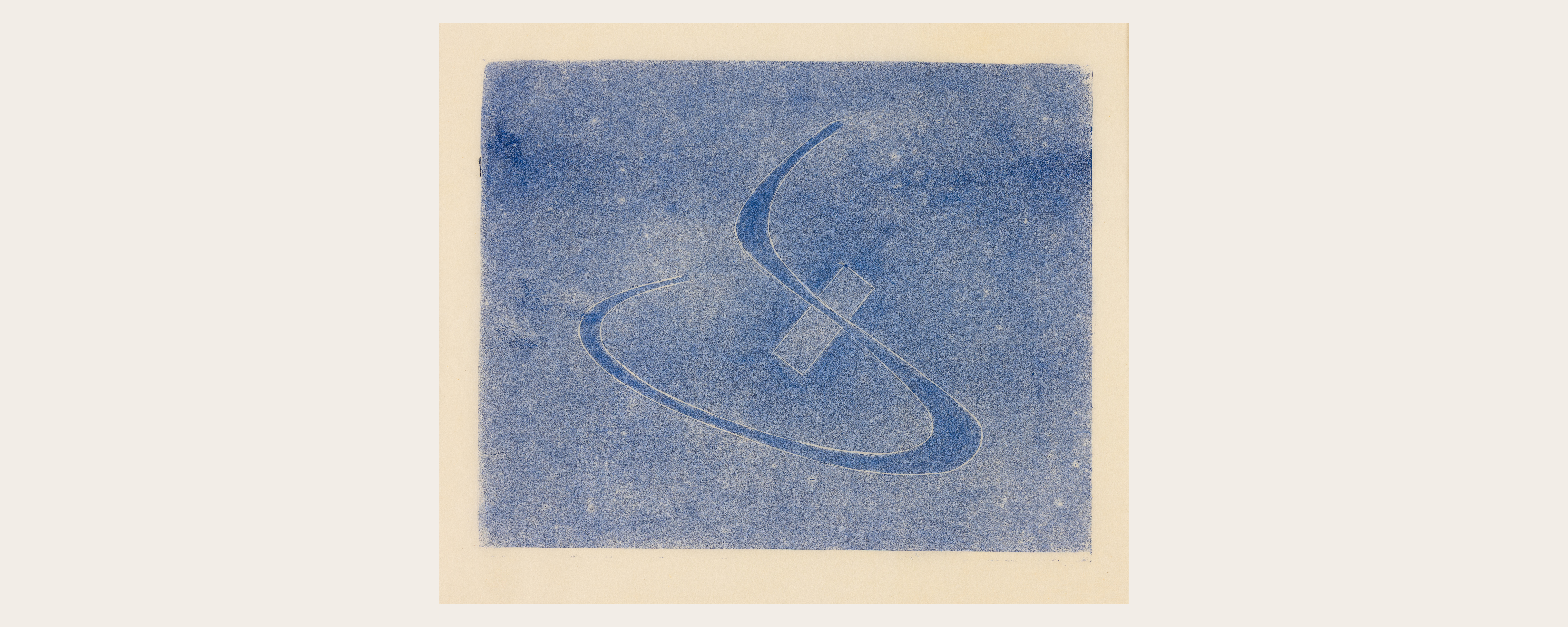 Naum Gabo (1890–1977), Opus Seven (WE 47S), date unknown, Monoprint from professionally made end-grain block of Florida boxwood, Courtesy Cristea Roberts Gallery and the artist’s family 