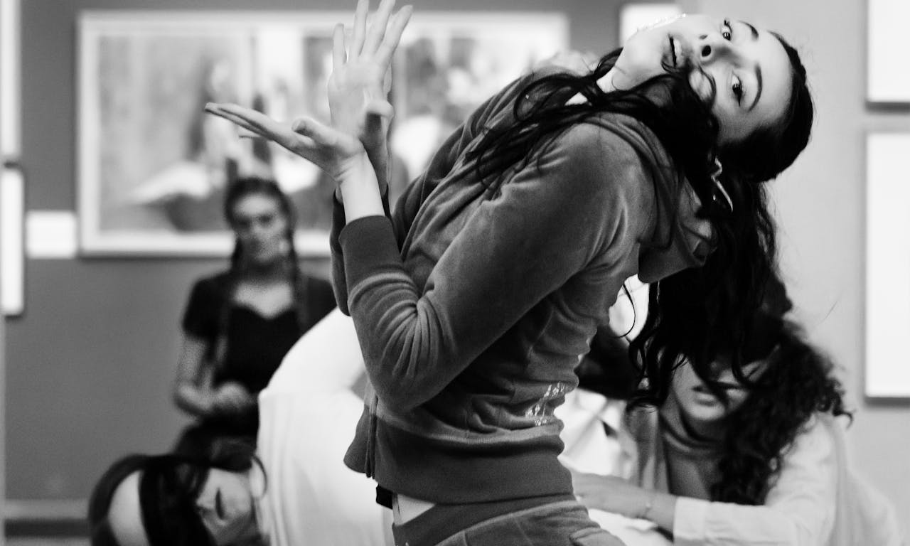 Italia Conti performance at Lightbox Gallery. Image courtesy of Italia Conti © Chris Jarvis