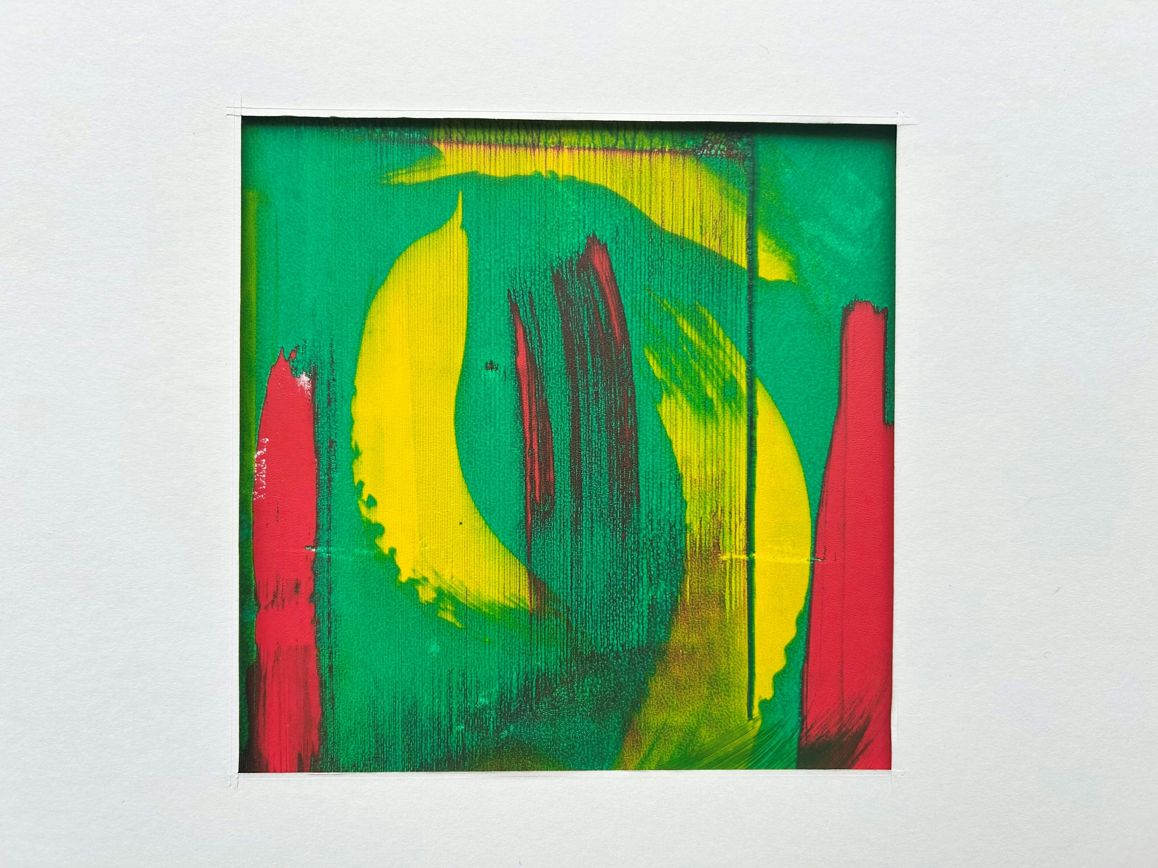 image shows brushmarks in an abstract pattern