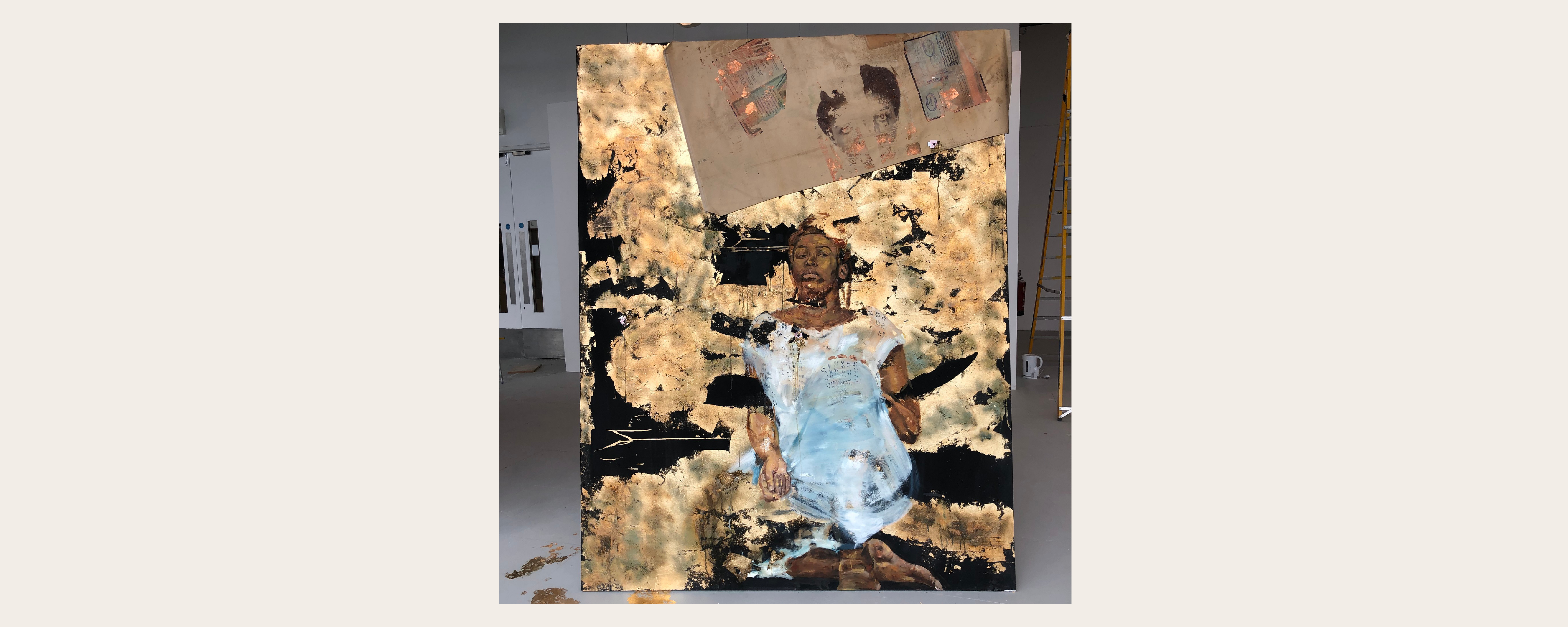 Emma Prempeh (b. 1996), The Vulnerable Disposition, 2019, Oil and acrylic on canvas Image courtesy of The Ingram Collection © Emma Prempeh