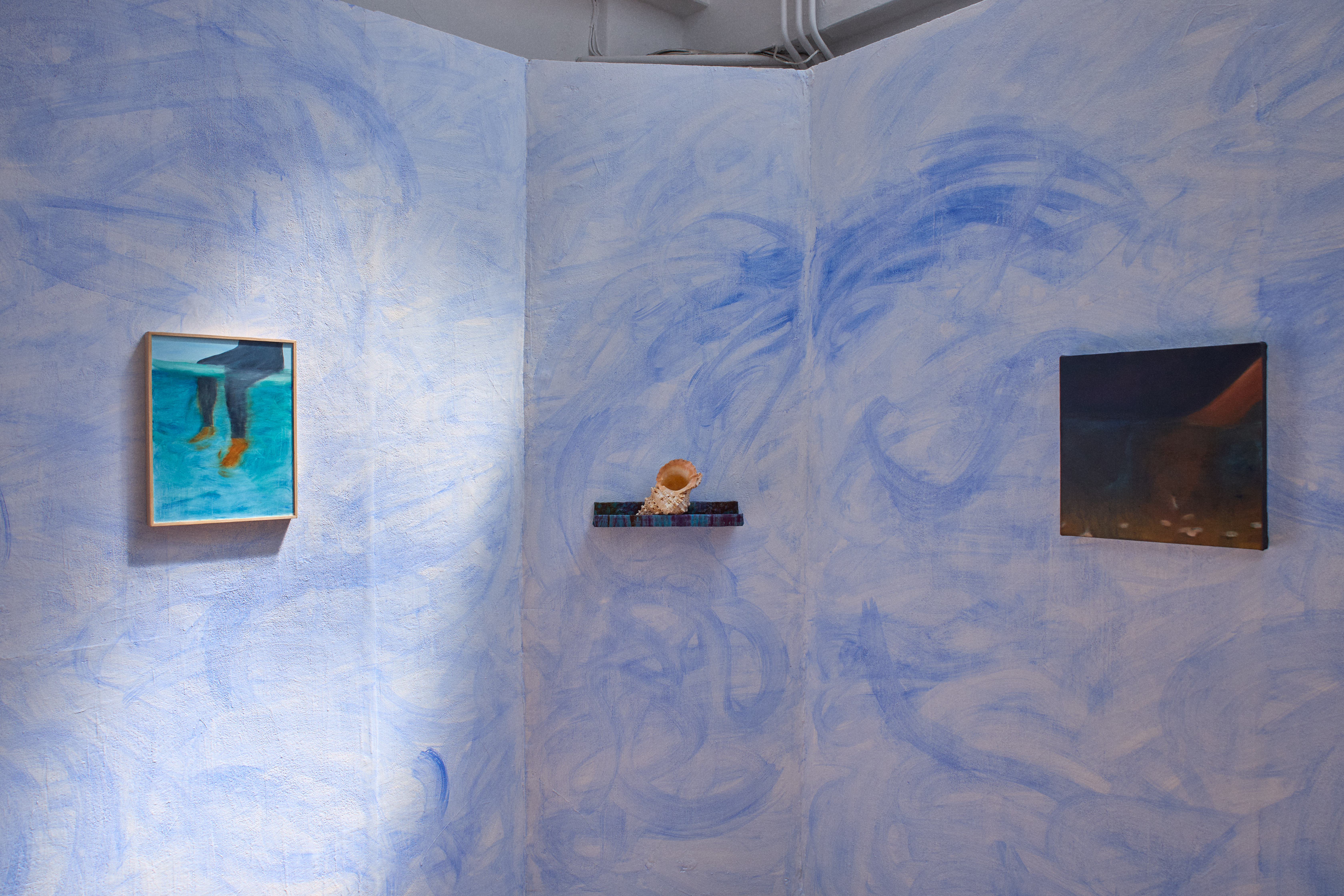 Degree Show installation shots 'Guedj Amoul Banxass (The Sea Has No Branches). Photographer, Cassian Gray