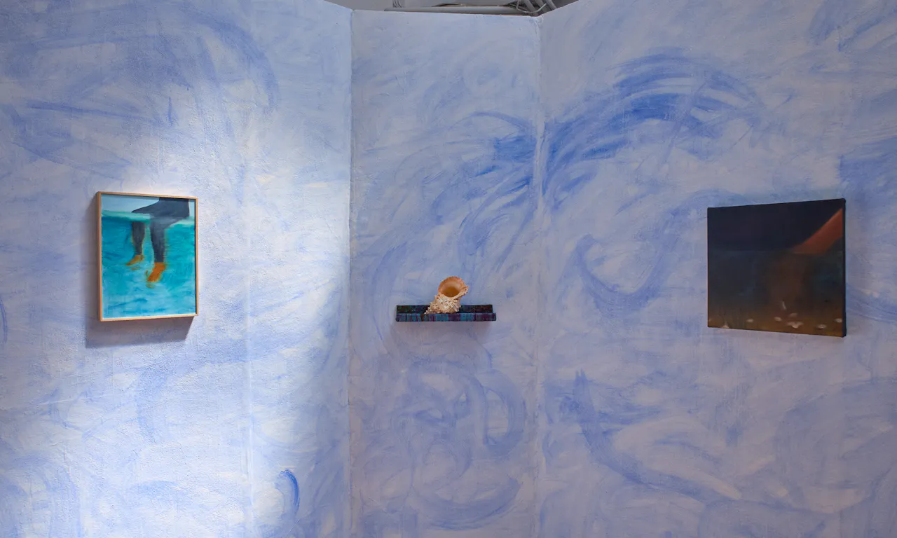 Degree Show installation shots 'Guedj Amoul Banxass (The Sea Has No Branches). Photographer, Cassian Gray