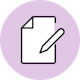 Pen and paper icon