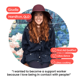 A photo and profile of Giselle a Like Family social carer