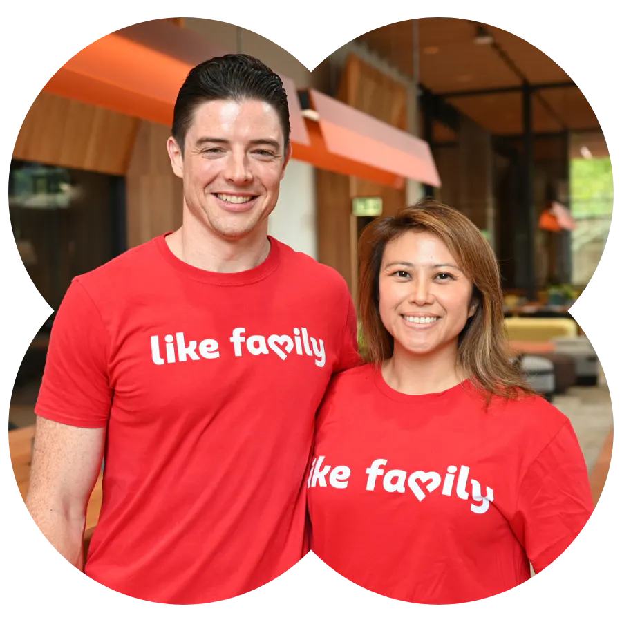 Like Family Founders Mat & Jenna