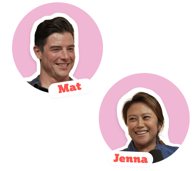 Heart to Heart Hosts Mat and Jenna