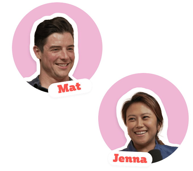 Heart to Heart Hosts Mat and Jenna