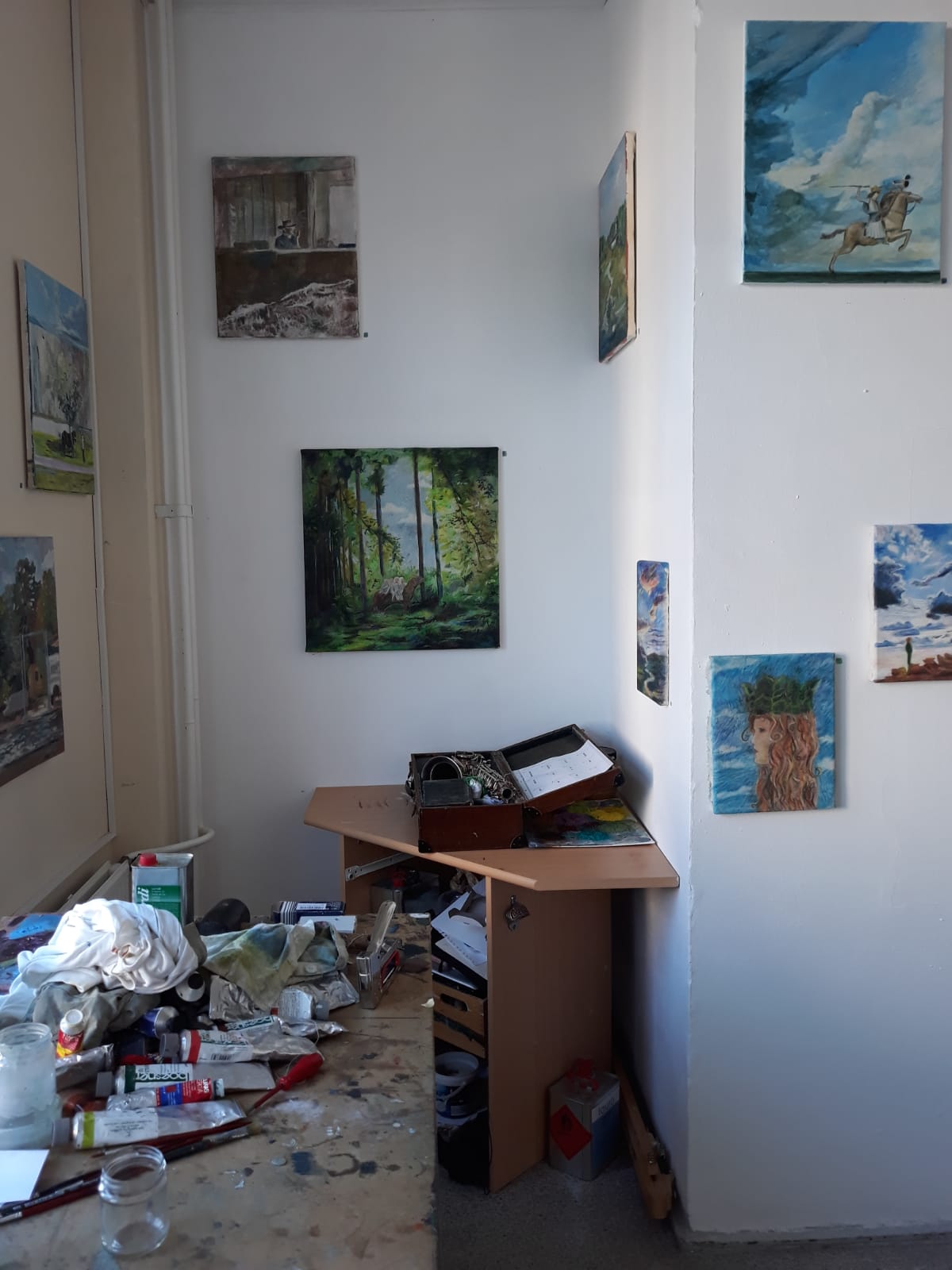 Einblick in einen Teil der Ausstellung, Lillian Noack