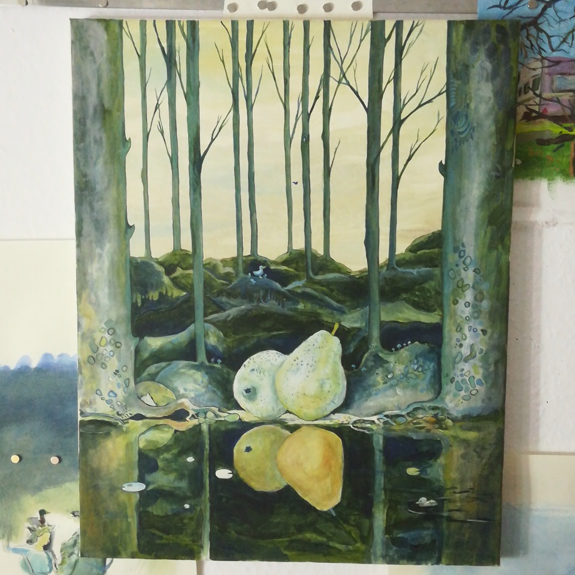 Birnen am Tümpel, Lillian Noack