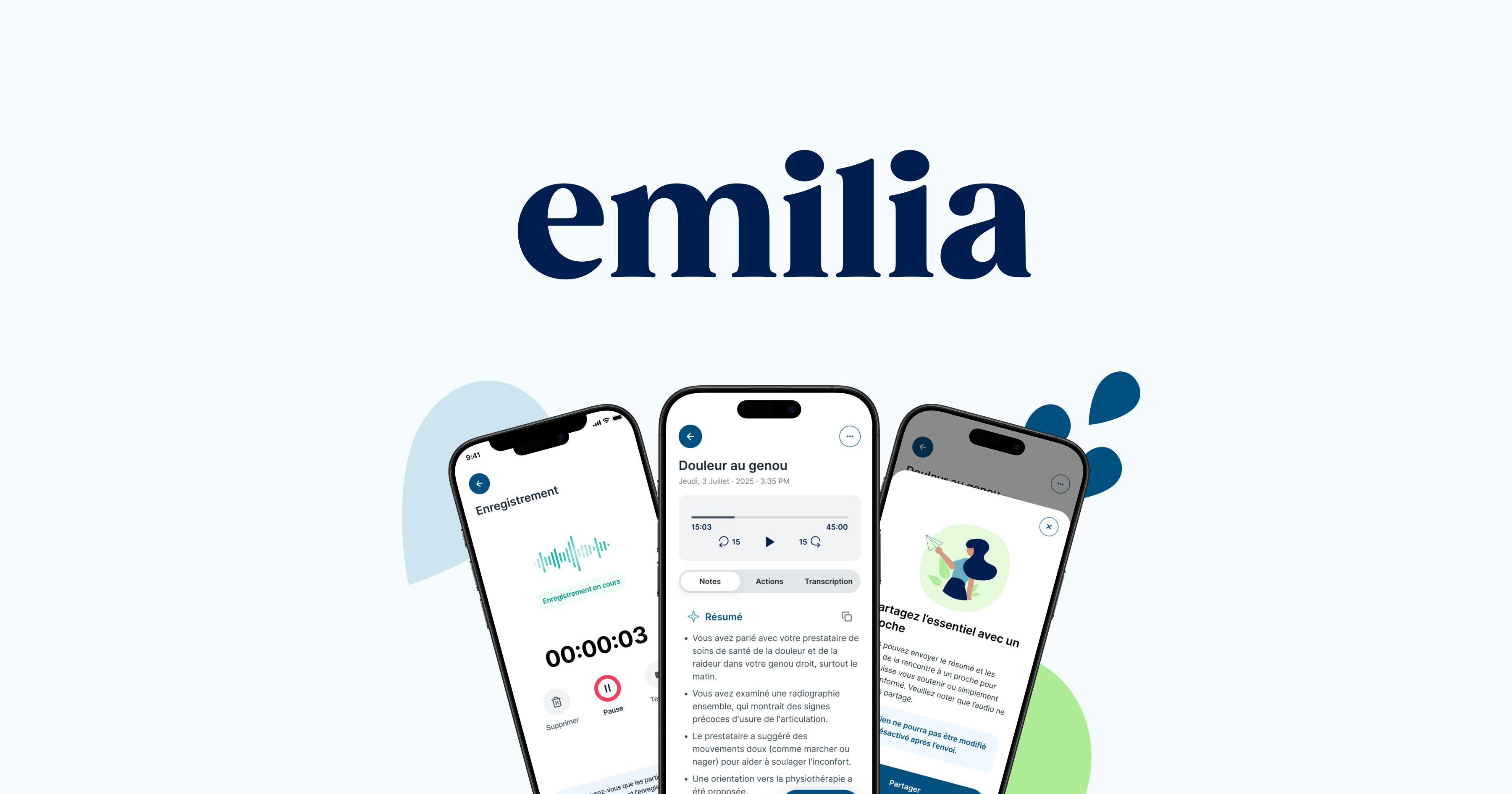 Lime Santé lance Emilia, première app intelligente 100% dédiée aux patients