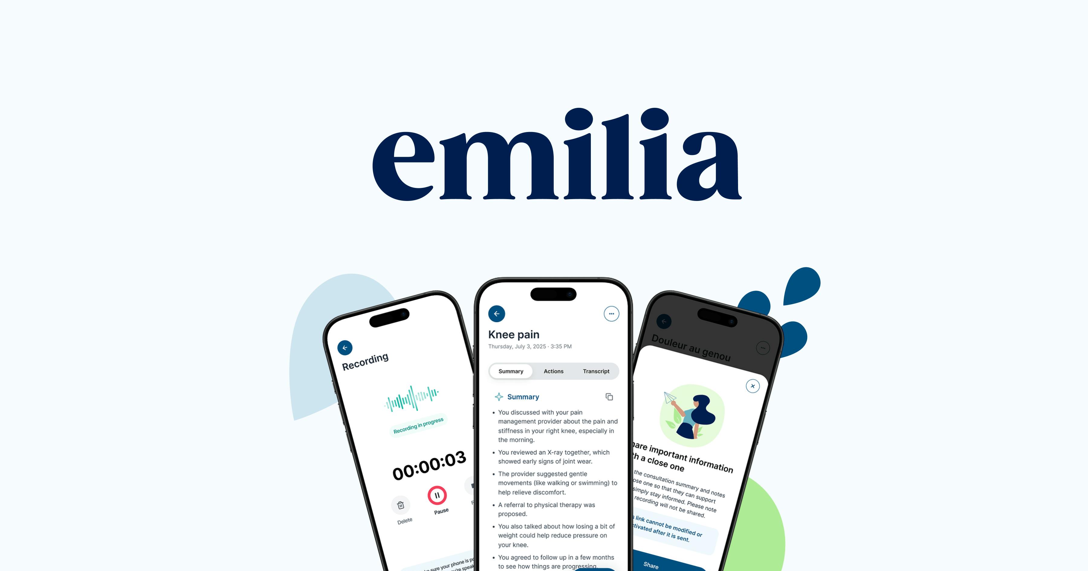 Lime Health launches Emilia, the first smart app 100% dedicated to patients