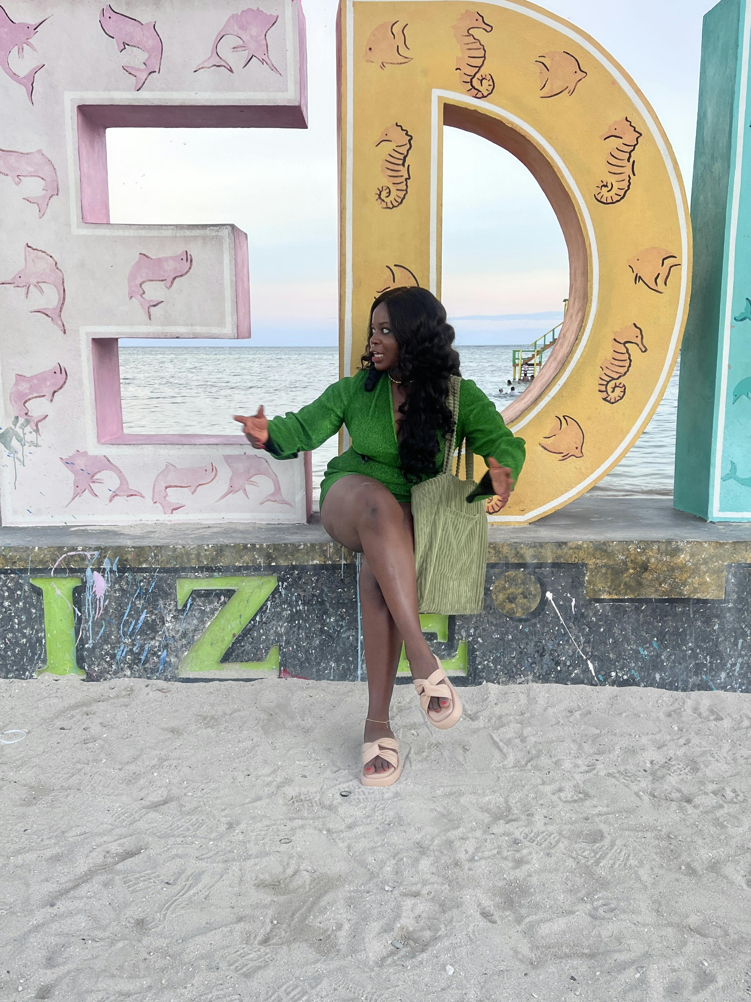 Linda in San Pedro, Belize