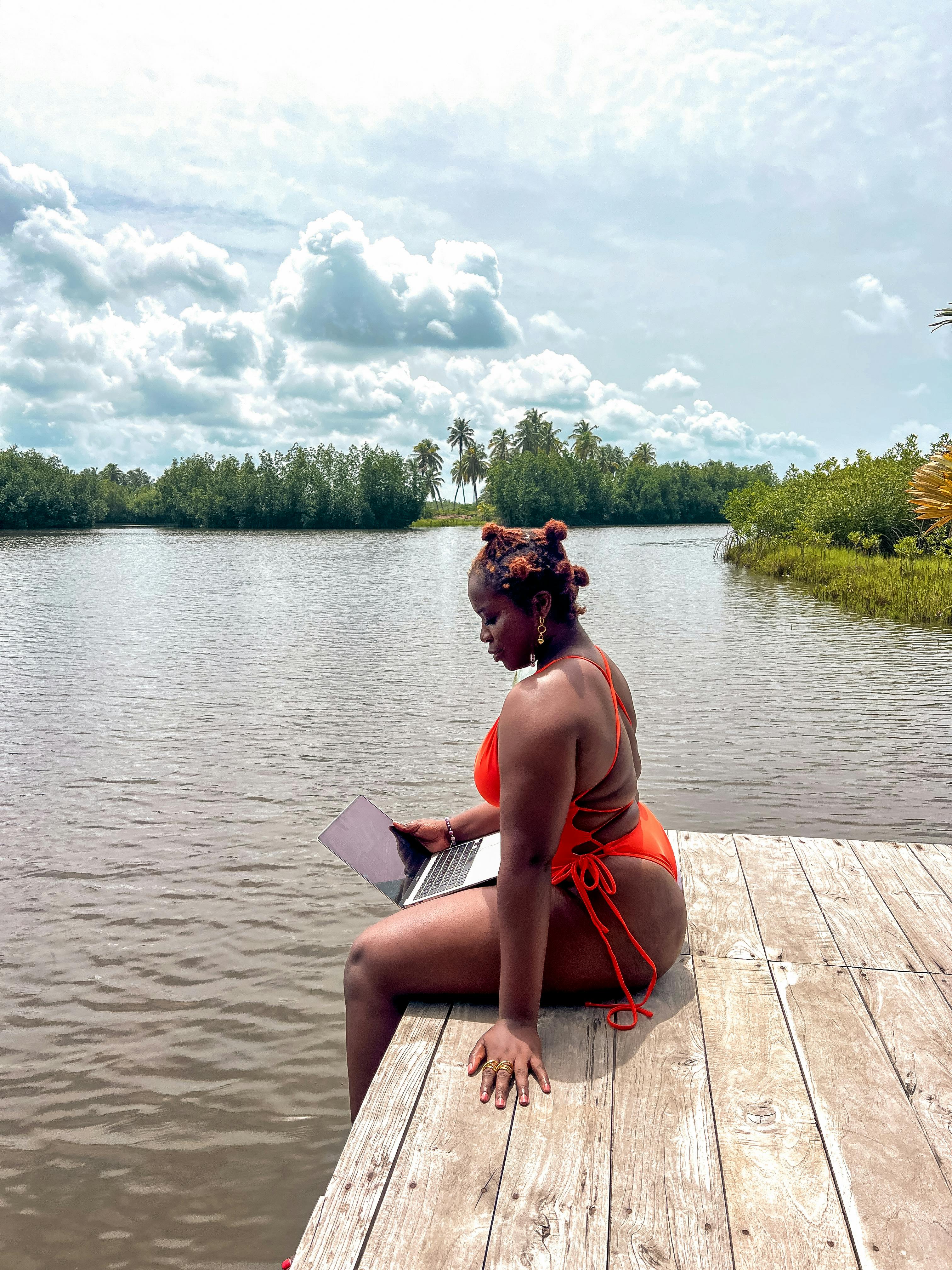 Linda in Ouidah, Benin