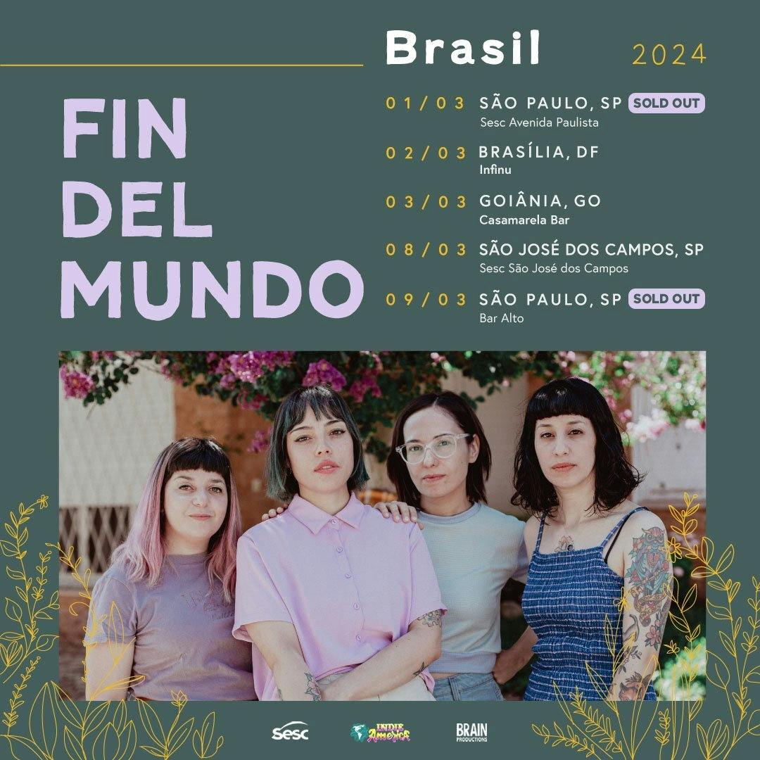 Fin del Mundo estará em quatro cidades brasileiras nesta estreia no país / Crédito: reprodução