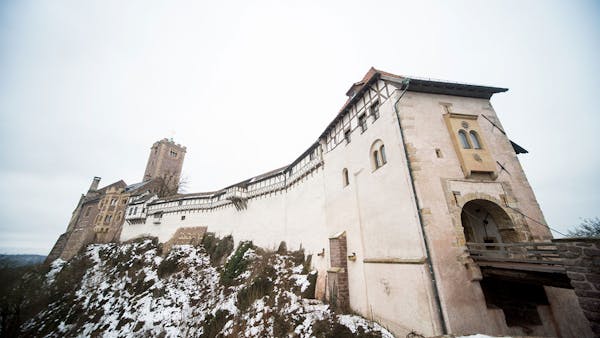 MARTIN LUTHER AT WARTBURG CASTLE