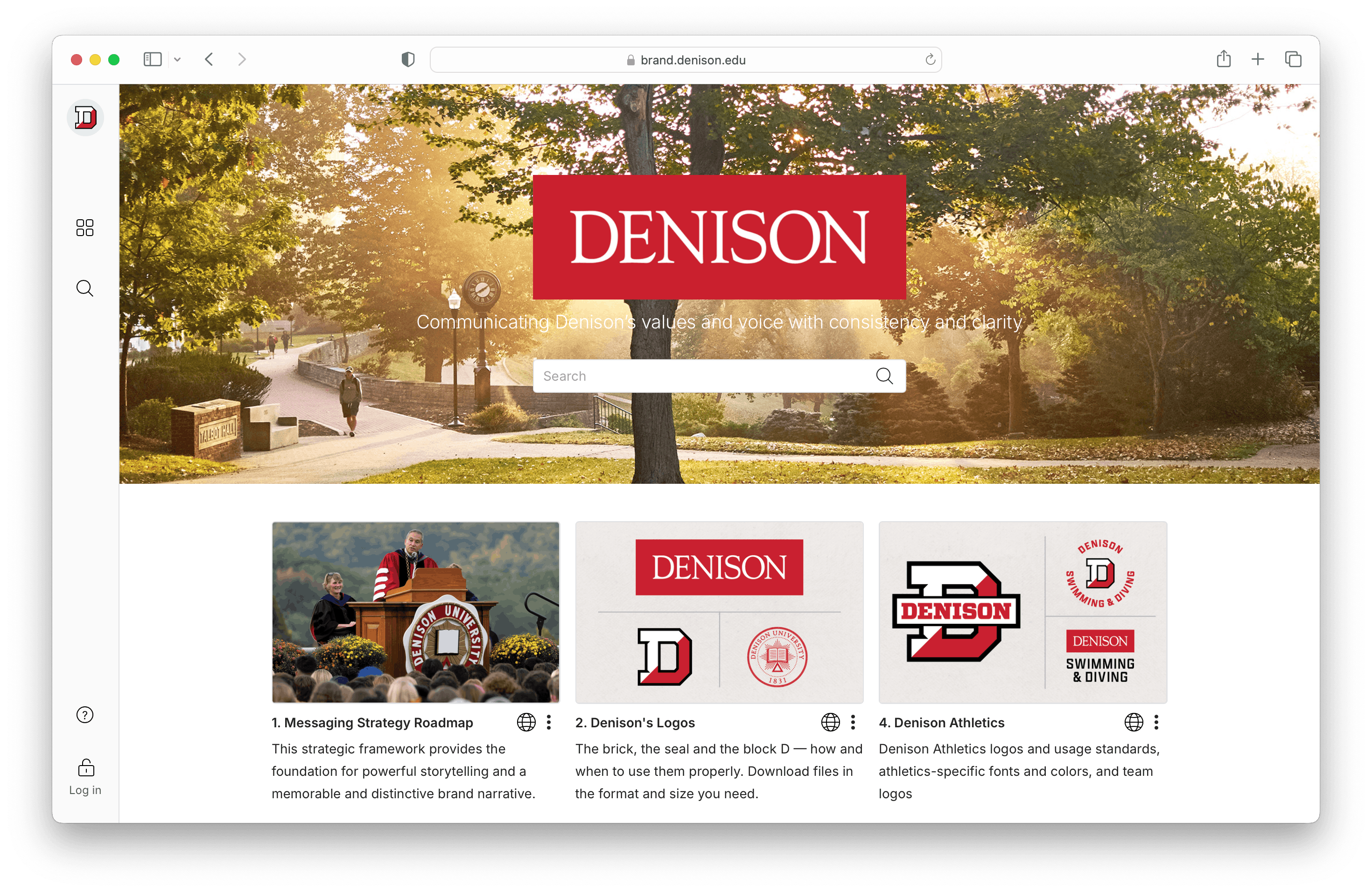 this shows a Lingo portal with a designed header image and three kits, each with a designed interface. 