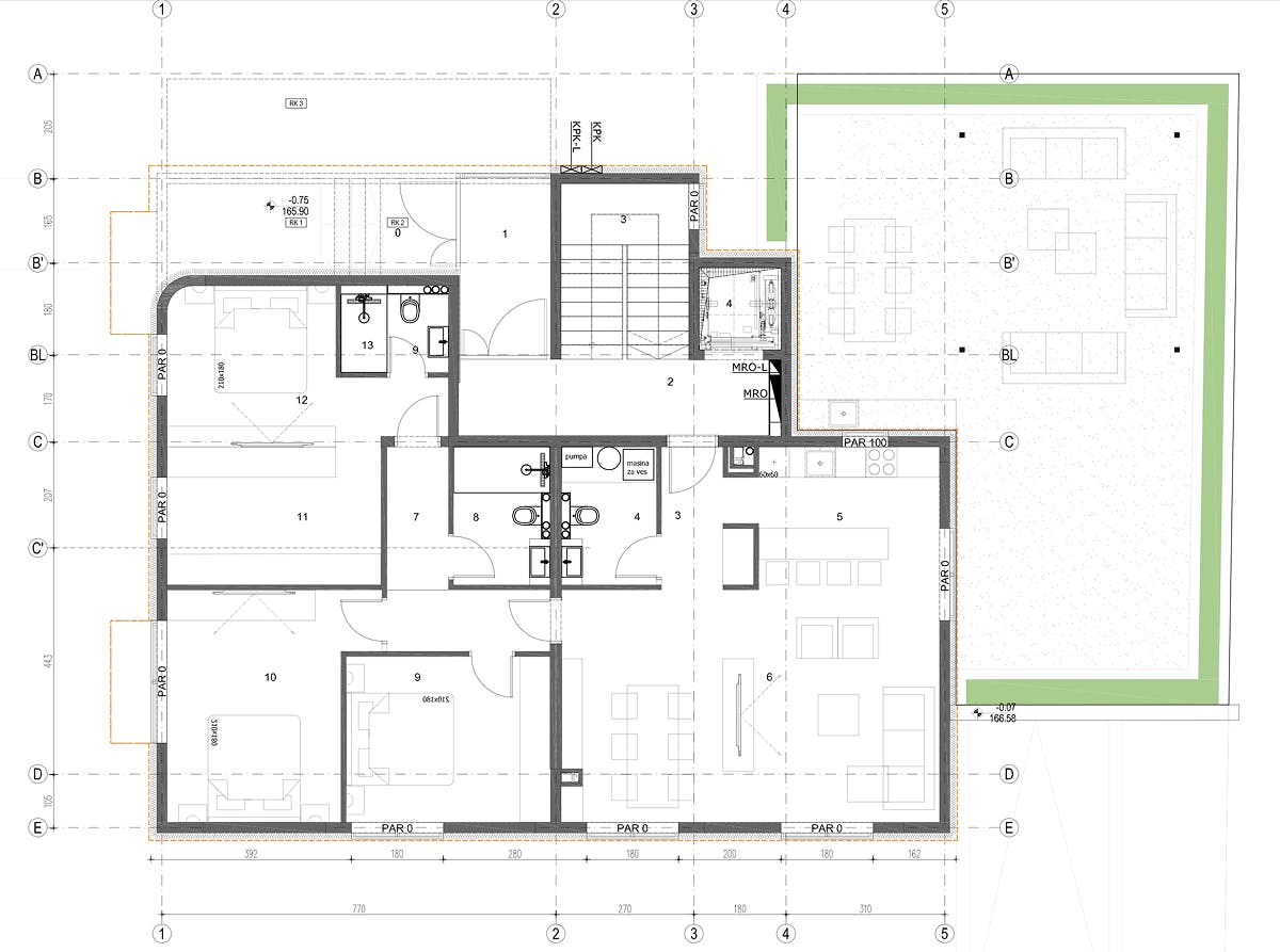 Apartment 1 floor plan