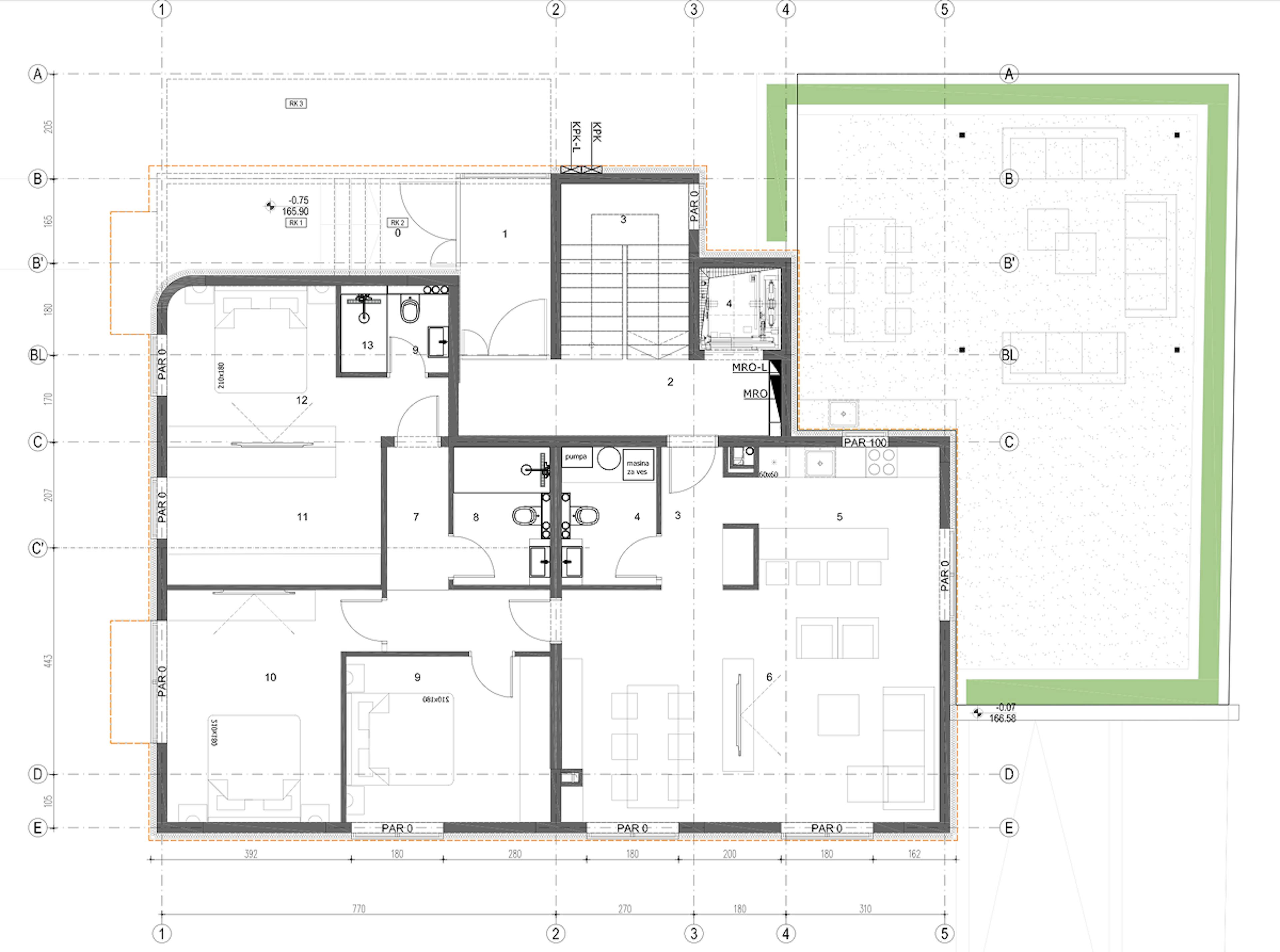 Apartment 1 floor plan