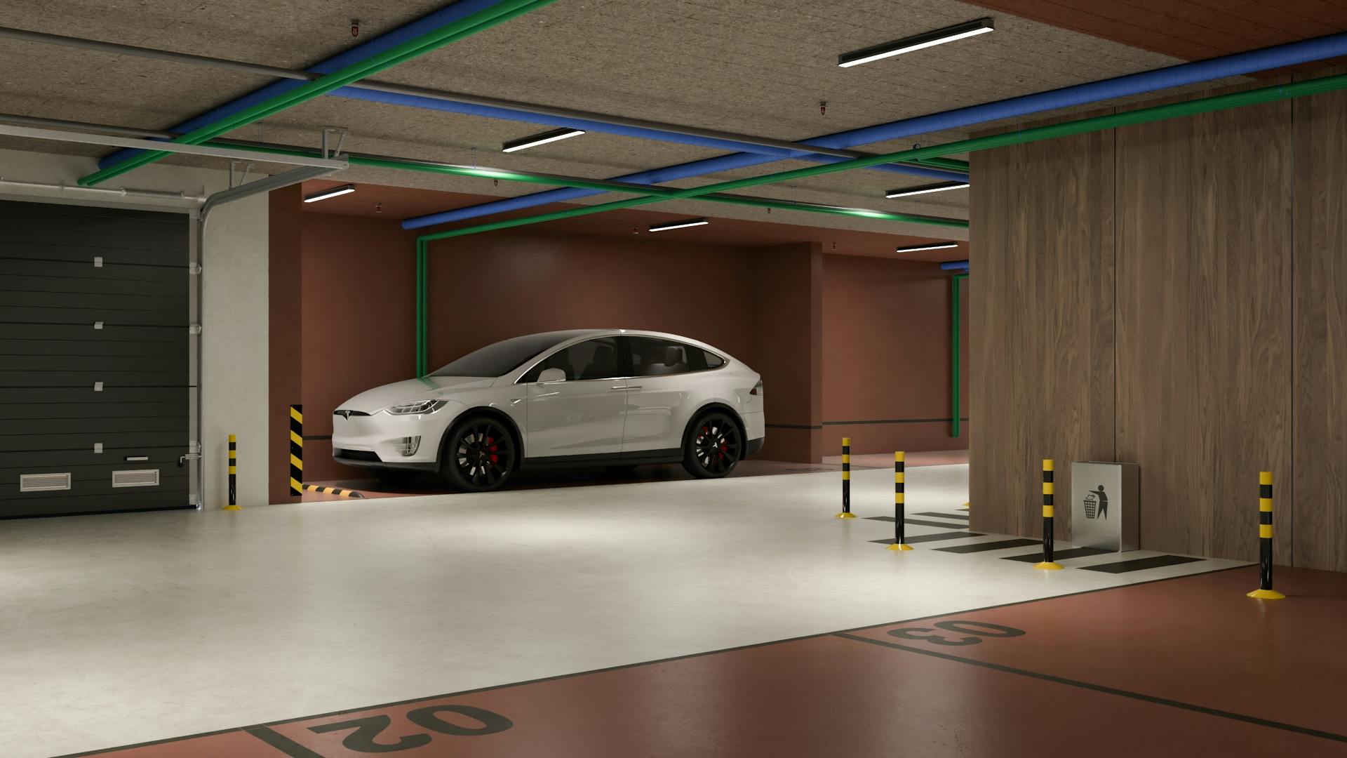 Garažna mesta sa EV punjačem