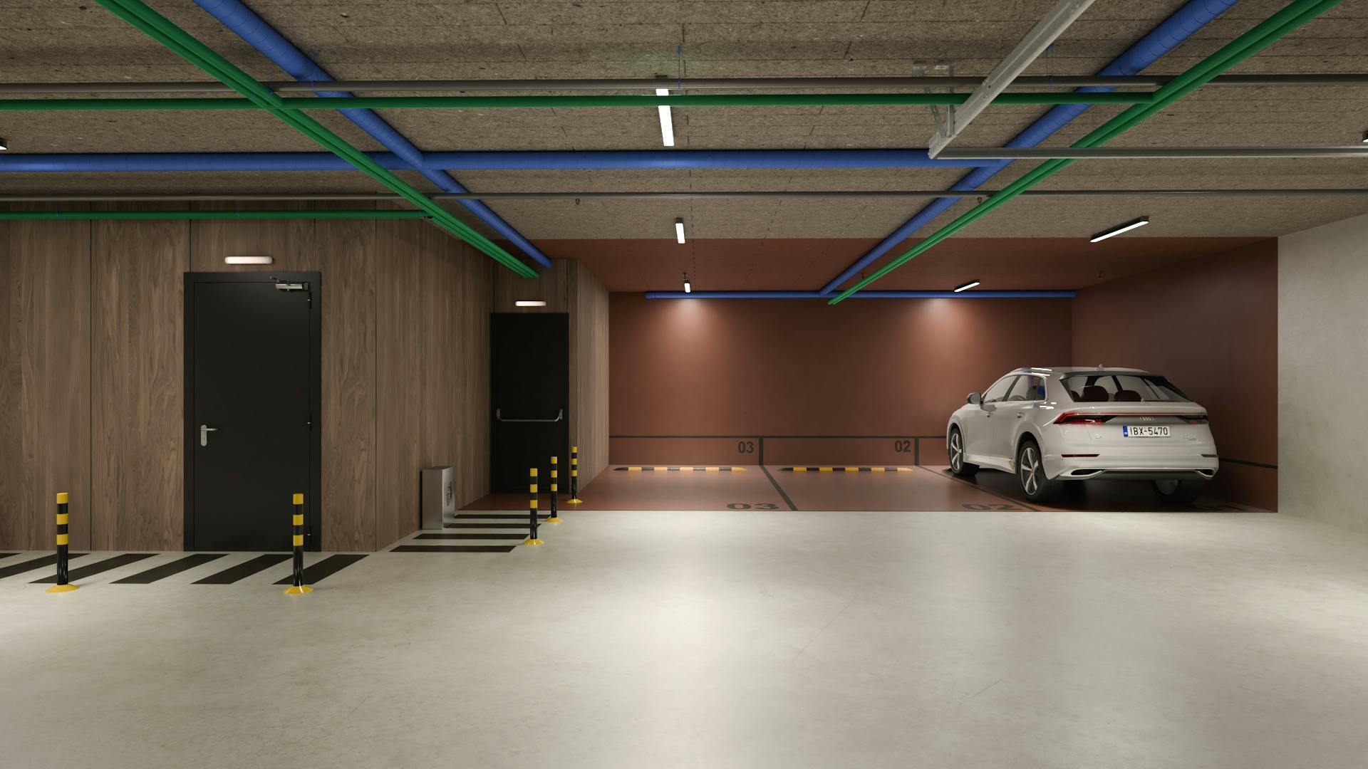 moderna luksuzna garaža