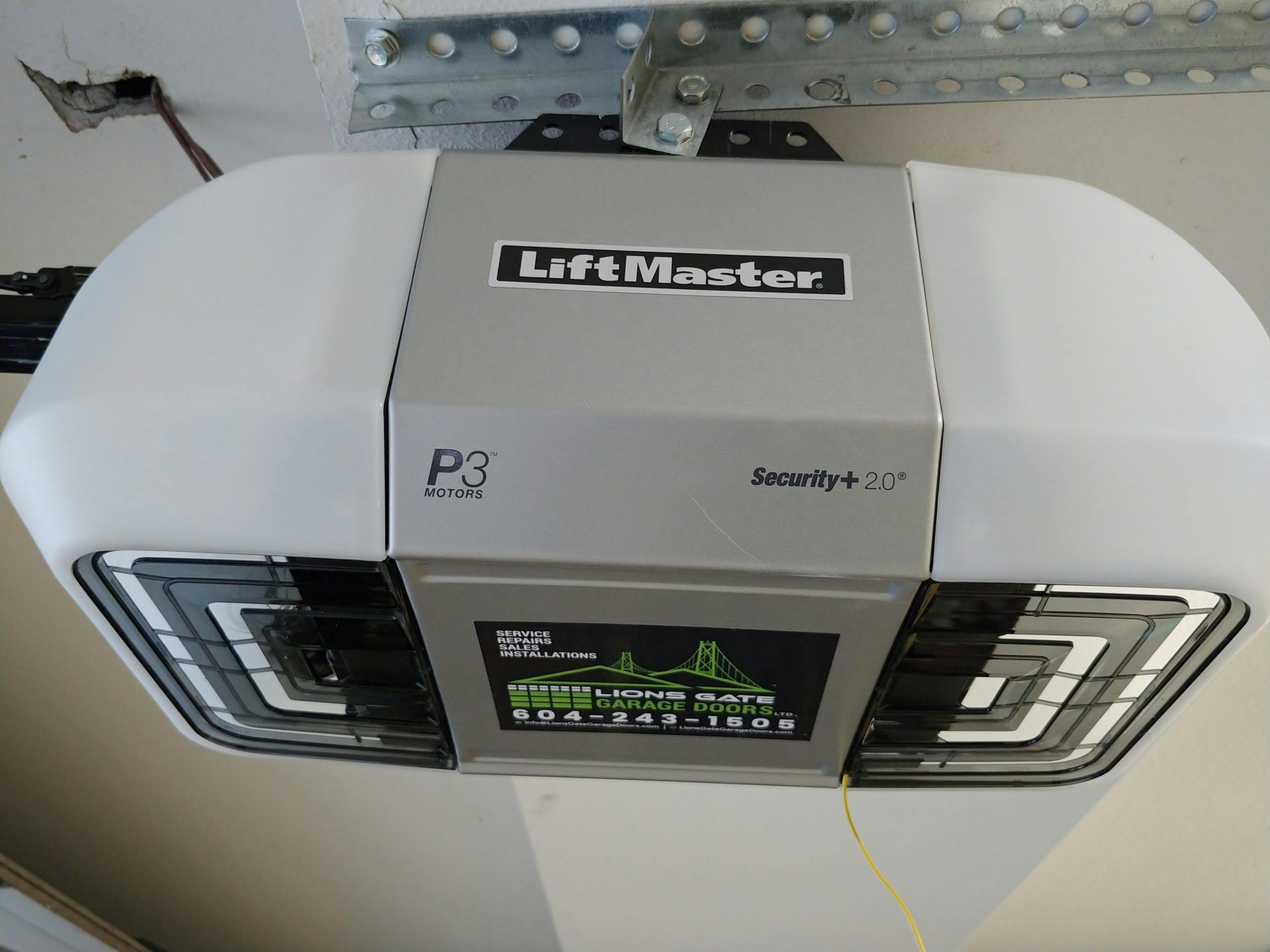 New Liftmaster garage door opener installed in Surrey