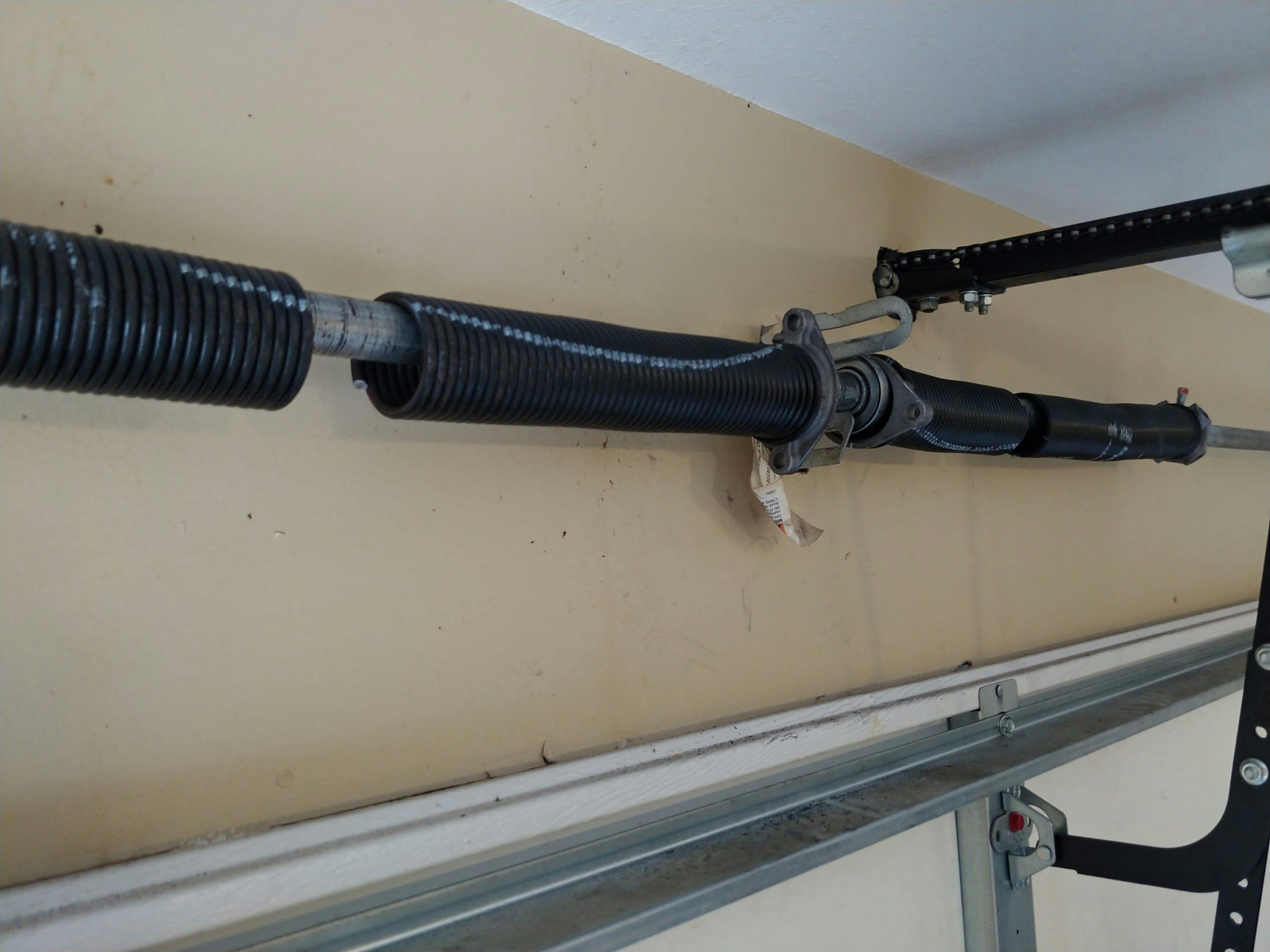 A Broken Garage Door Spring