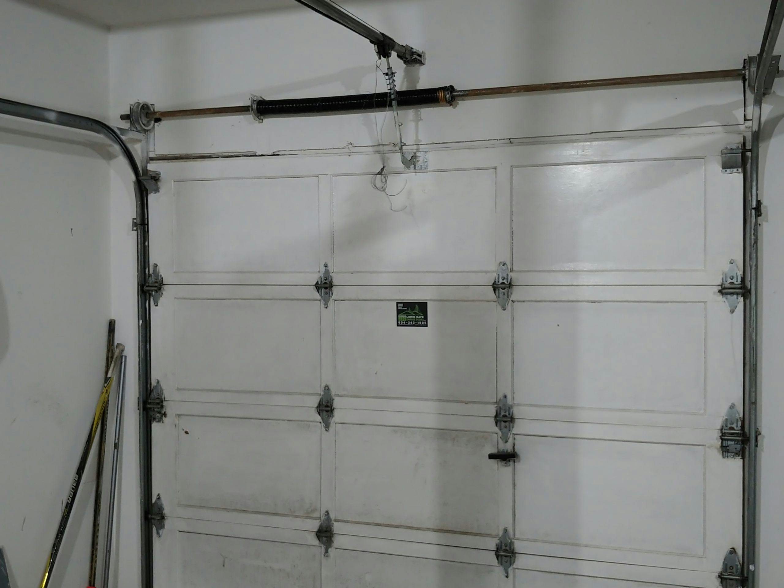 a Single Torsion Spring repair