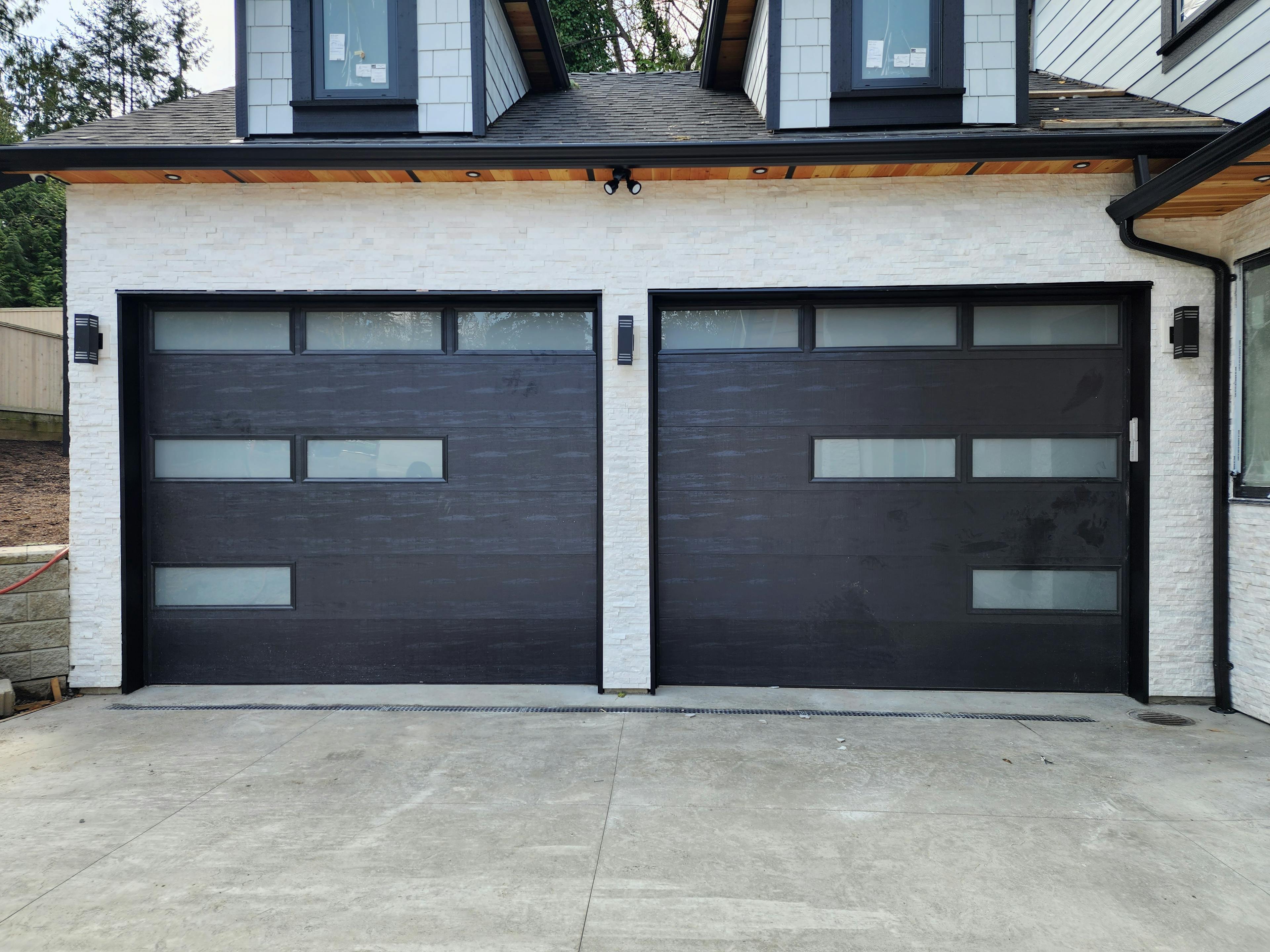 A new insulated Northwest Garage Door in the Surrey