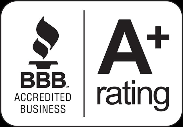 Better Business Bureau A+ rating