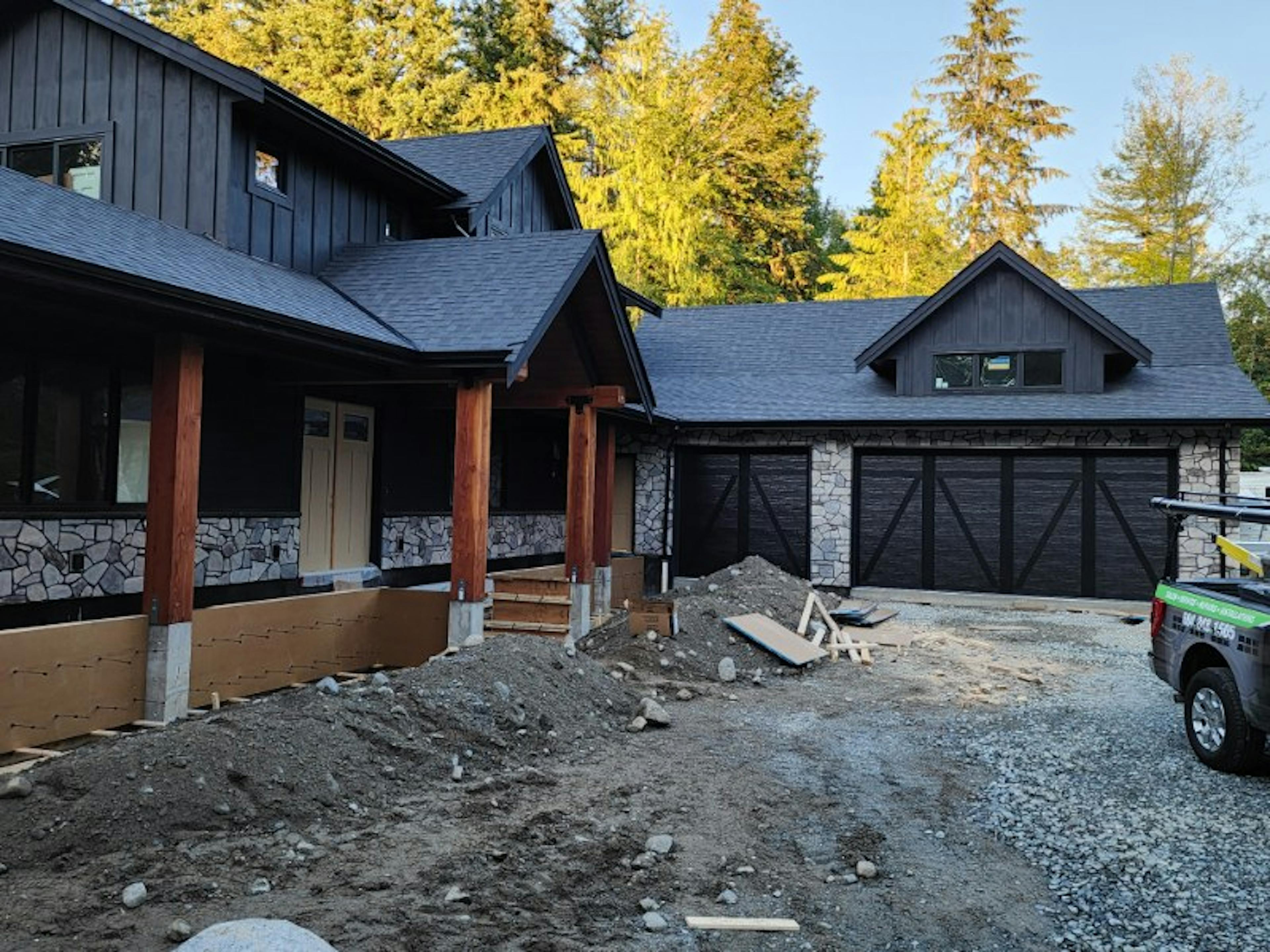 Garage Doors from the new ELEMENTS line, part of the Canyon Ridge Collection