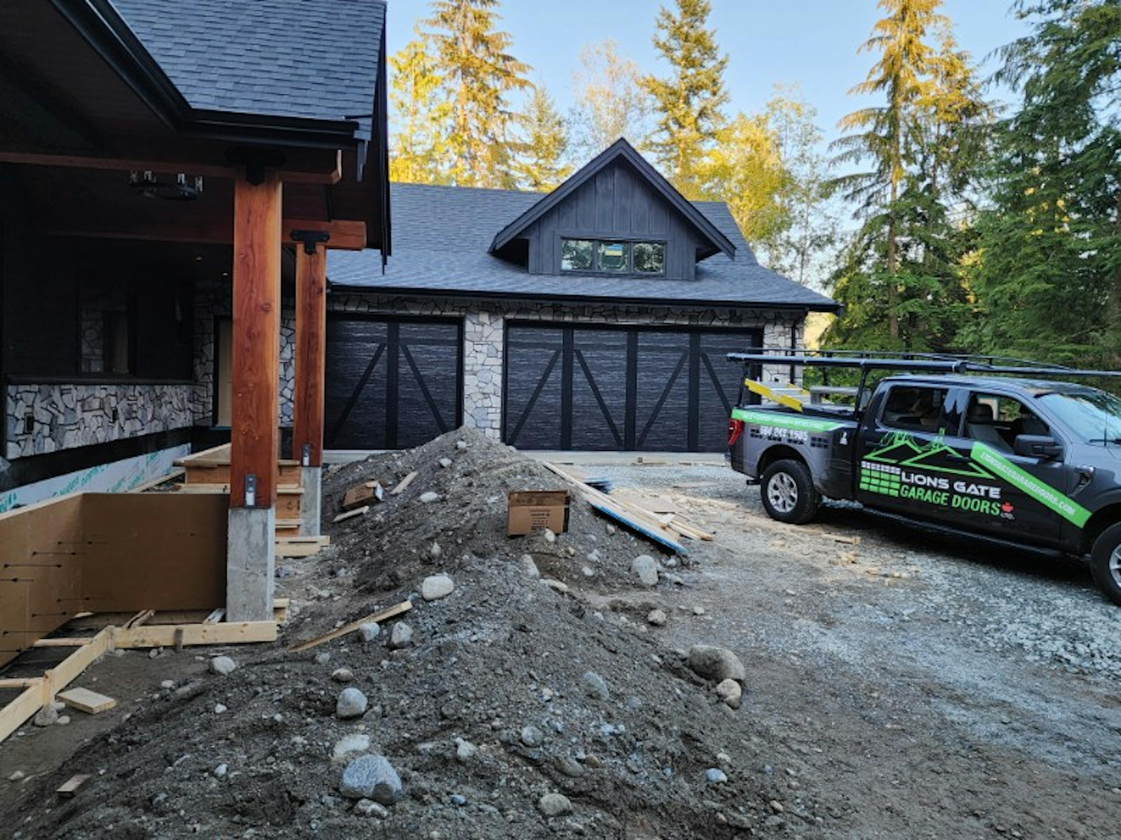 Garage Doors from the new ELEMENTS line, part of the Canyon Ridge Collection