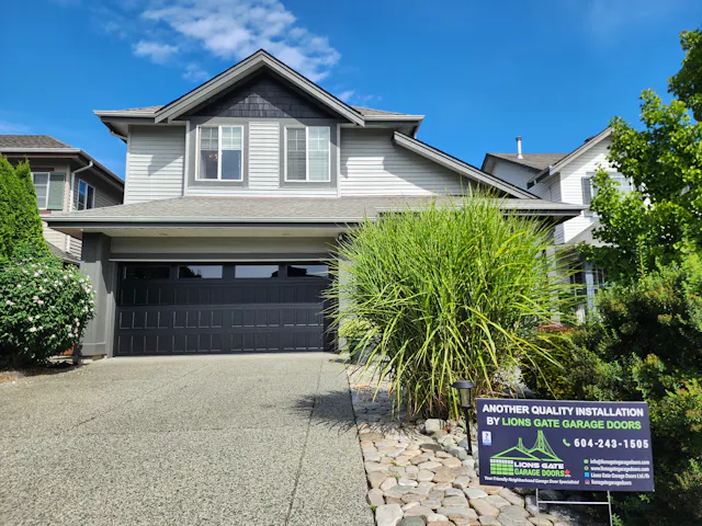 Hormann ThermaTech garage door installed at a Port Coquitlam home