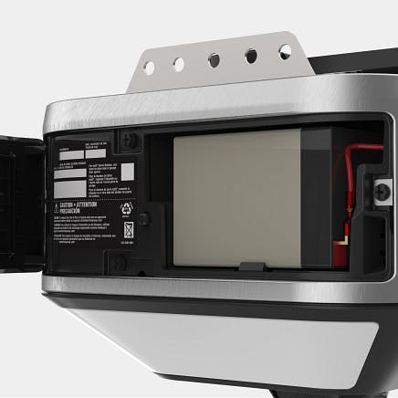 rear view of the 6580L opener