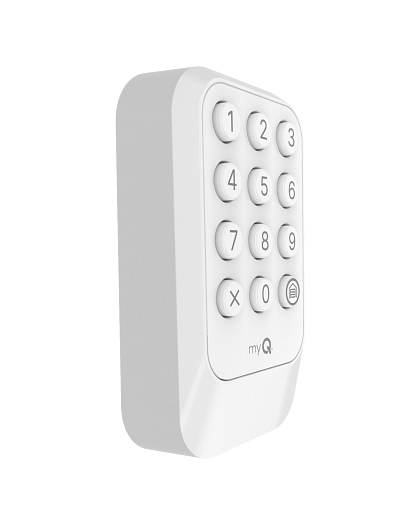 Left-side view of the LiftMaster L979S Wireless Keypad