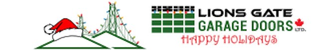 Lions Gate Garage Doors Logo - Happy Hollidays