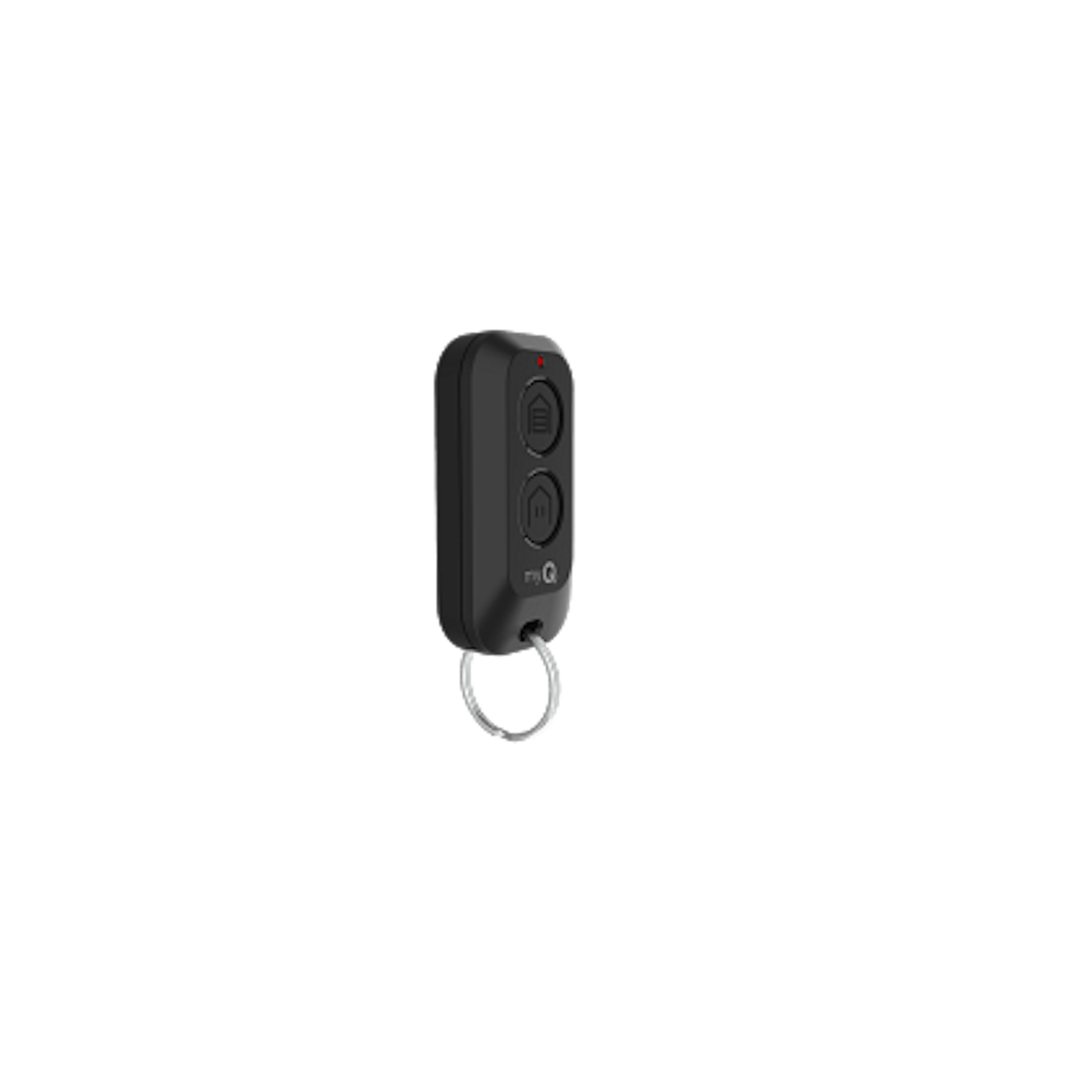 left side of LiftMaster L932M 2-Button Keychain Remote