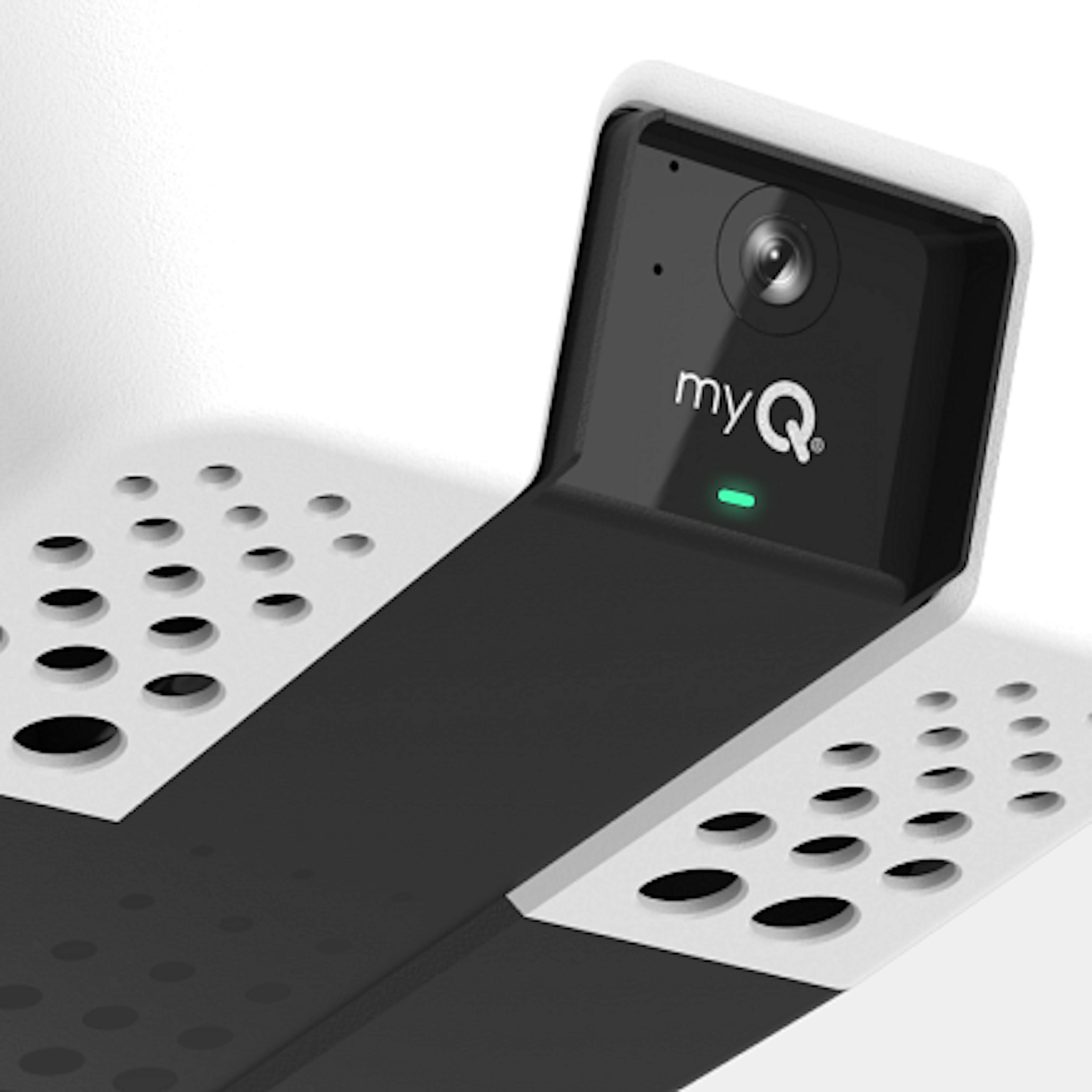 the camera on the LiftMaster Quiet DC Chain Drive Opener with Camera