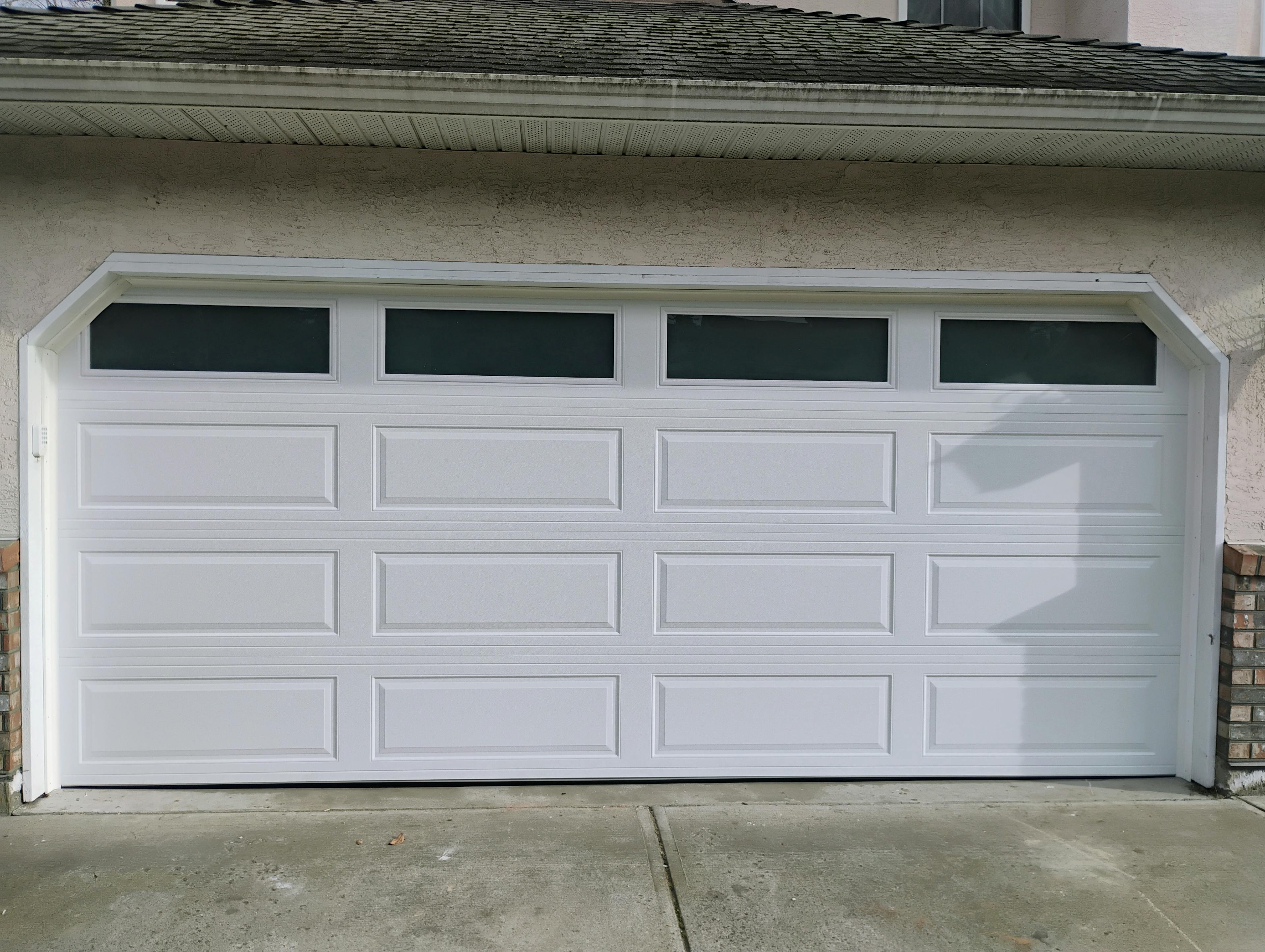 new Hormann Therma Tech 3400 white garage door