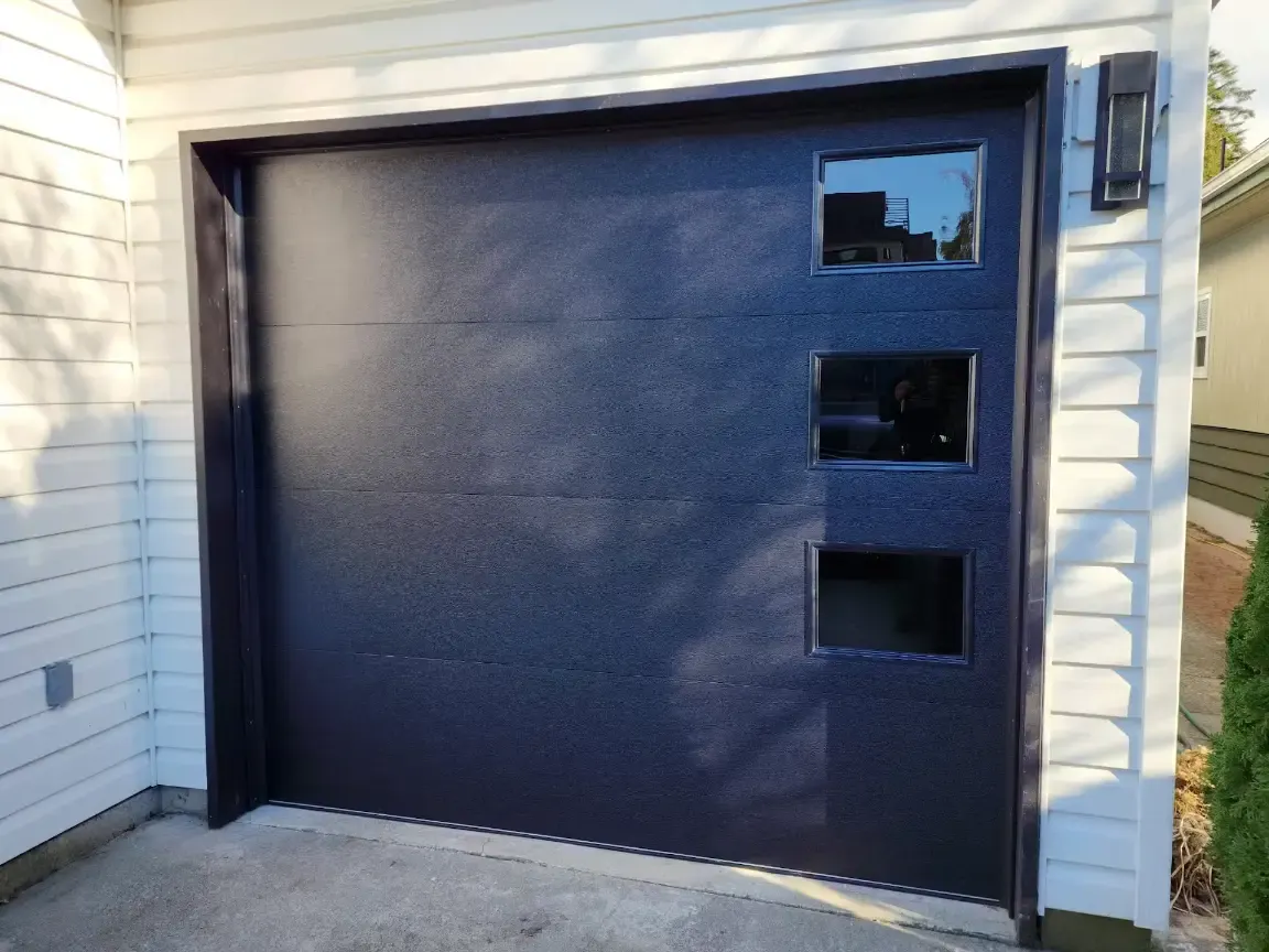 Garage door installation in Richmond residential area